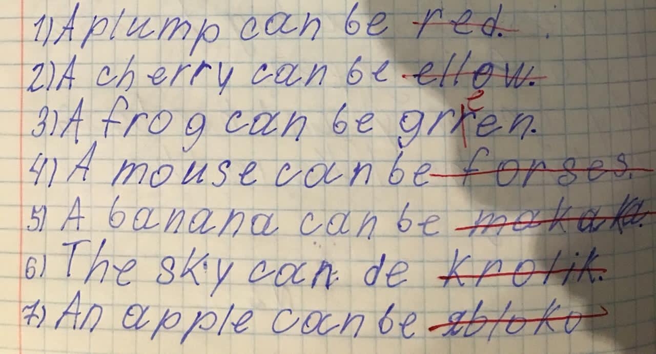 Even a banana can become a monkey, and you keep coming up with excuses for yourself - My, School, English language, Motivation, Pupils