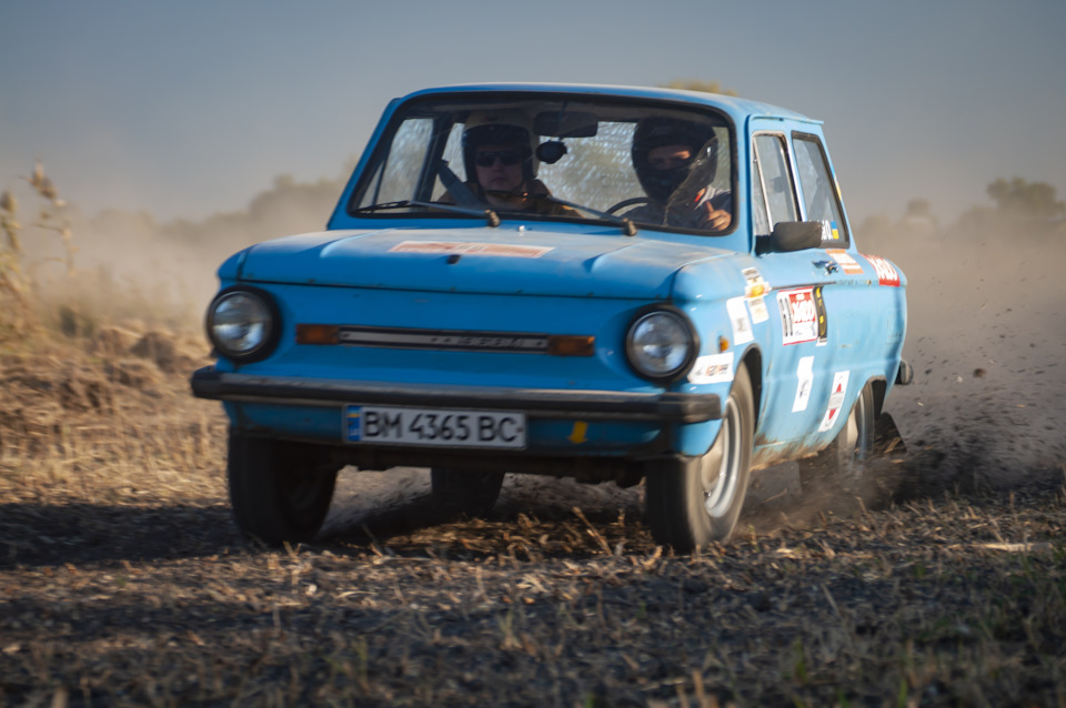 The story of one blue Zaporozhets - from an abandoned car to a rally participant - My, Race, Rally, Zaporozhets, Retro, Tuning, Travels, Video, Longpost