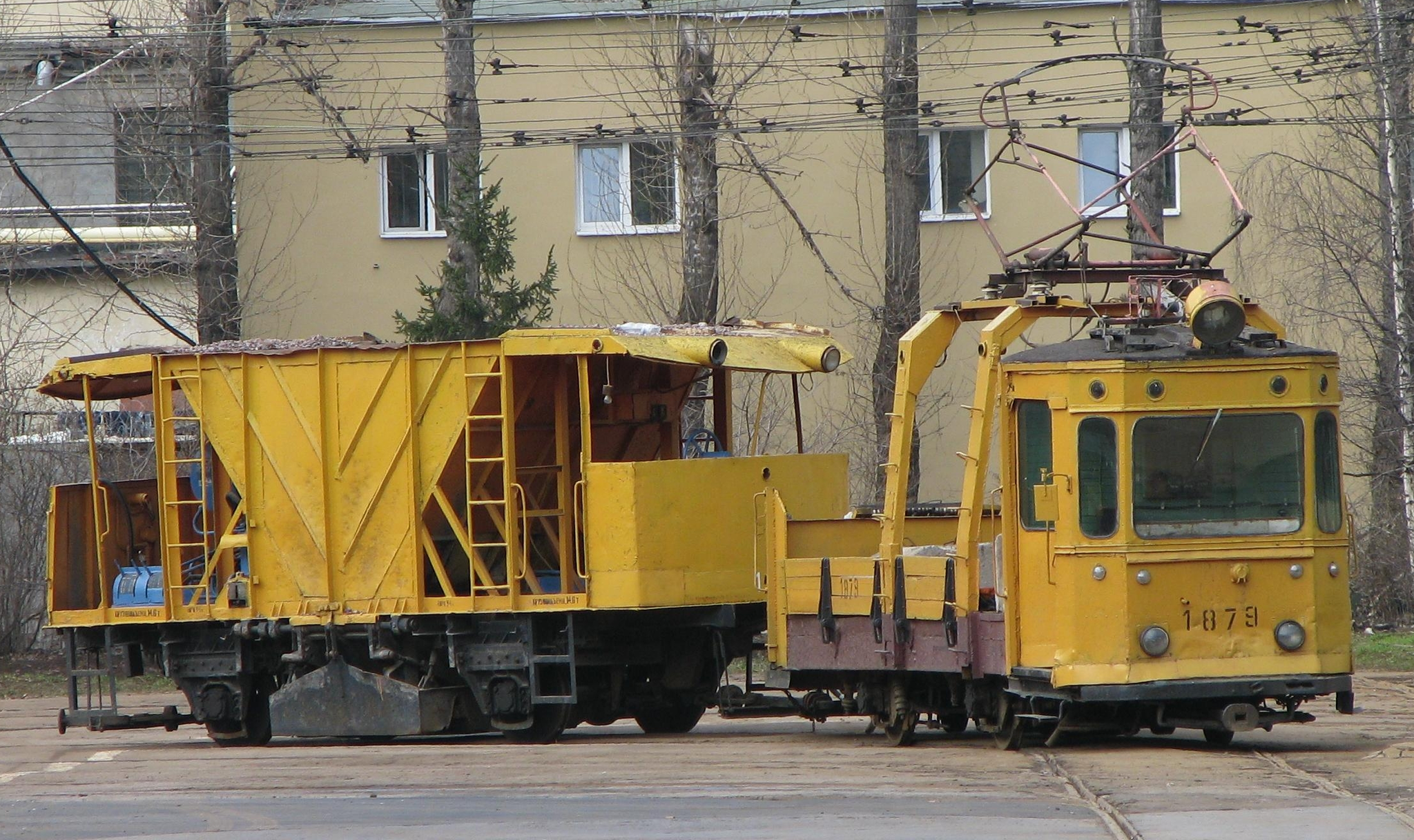 Freight tram sunset - Railway, Tram, Dresden, Russia, Europe, Cargo transportation, Video, Longpost, Informative