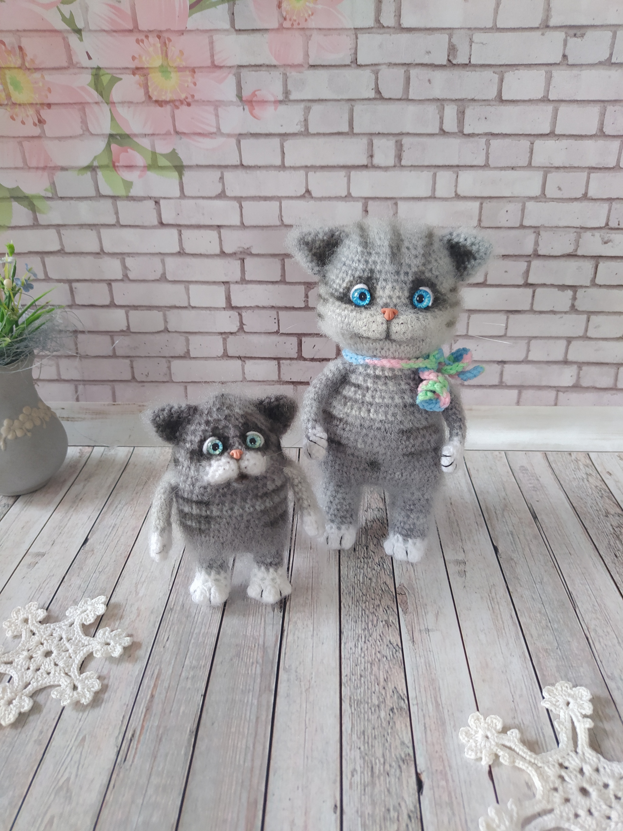 Furry friends - My, Amigurumi, Crochet, With your own hands, Knitted toys, Longpost, Needlework without process, Handmade, Needlework