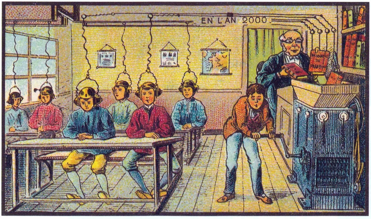 In 1899, postcards were released about how we would live in the 2000s, and today you can’t watch them without laughing - Postcard, 19th century, Plans for the future, Humorous fiction, Longpost