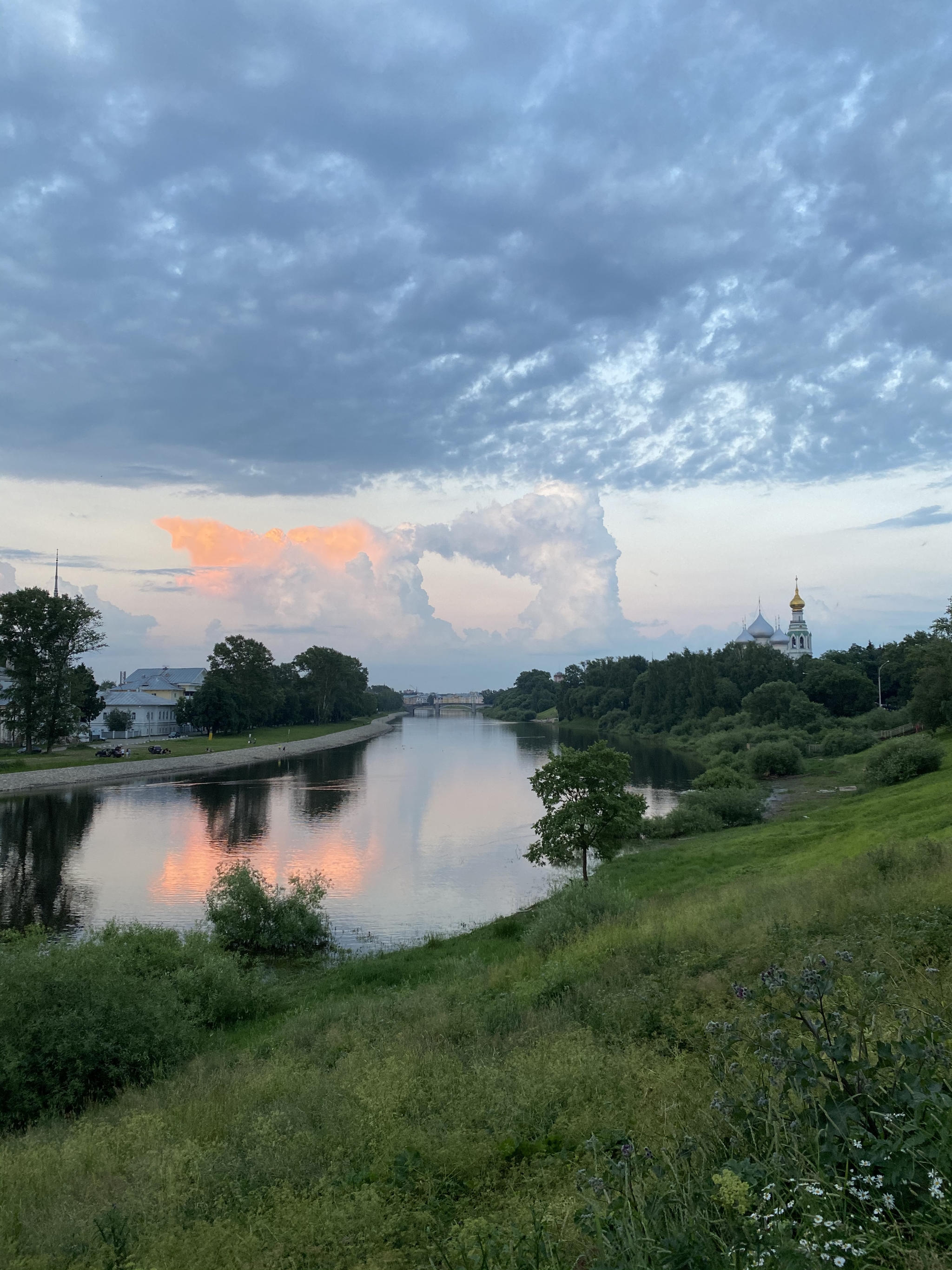 It's late in the evening. Vologda - My, Travel across Russia, Vologda, Clouds