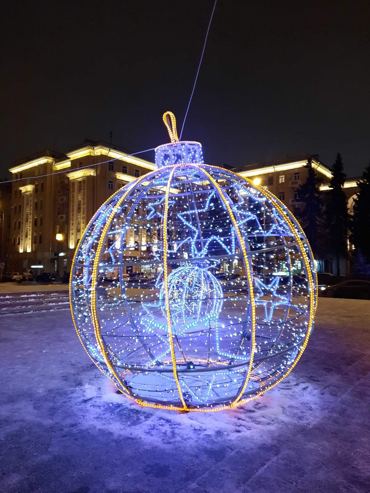 A little bit of New Year's Moskovsky Avenue - My, The photo, Saint Petersburg, Moscow avenue, New Year's decoration, Longpost