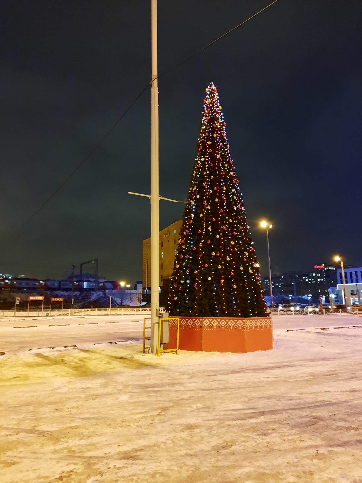 A little bit of New Year's Moskovsky Avenue - My, The photo, Saint Petersburg, Moscow avenue, New Year's decoration, Longpost