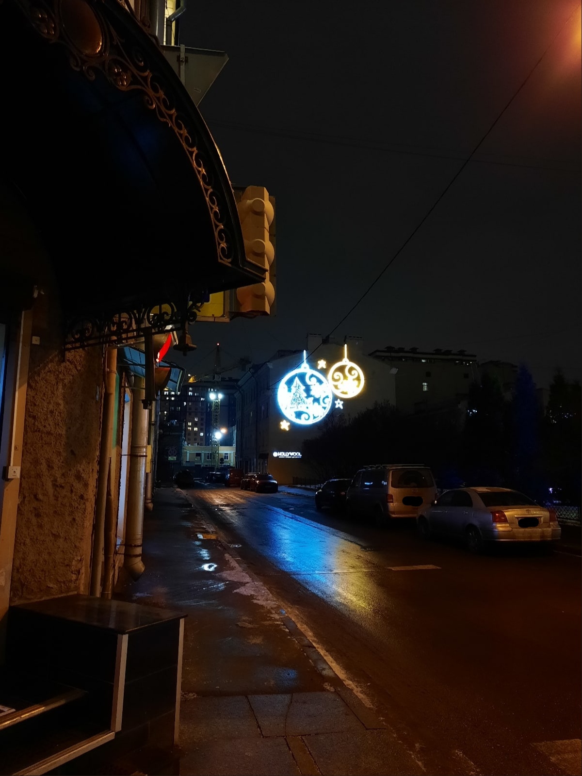 A little bit of New Year's Moskovsky Avenue - My, The photo, Saint Petersburg, Moscow avenue, New Year's decoration, Longpost