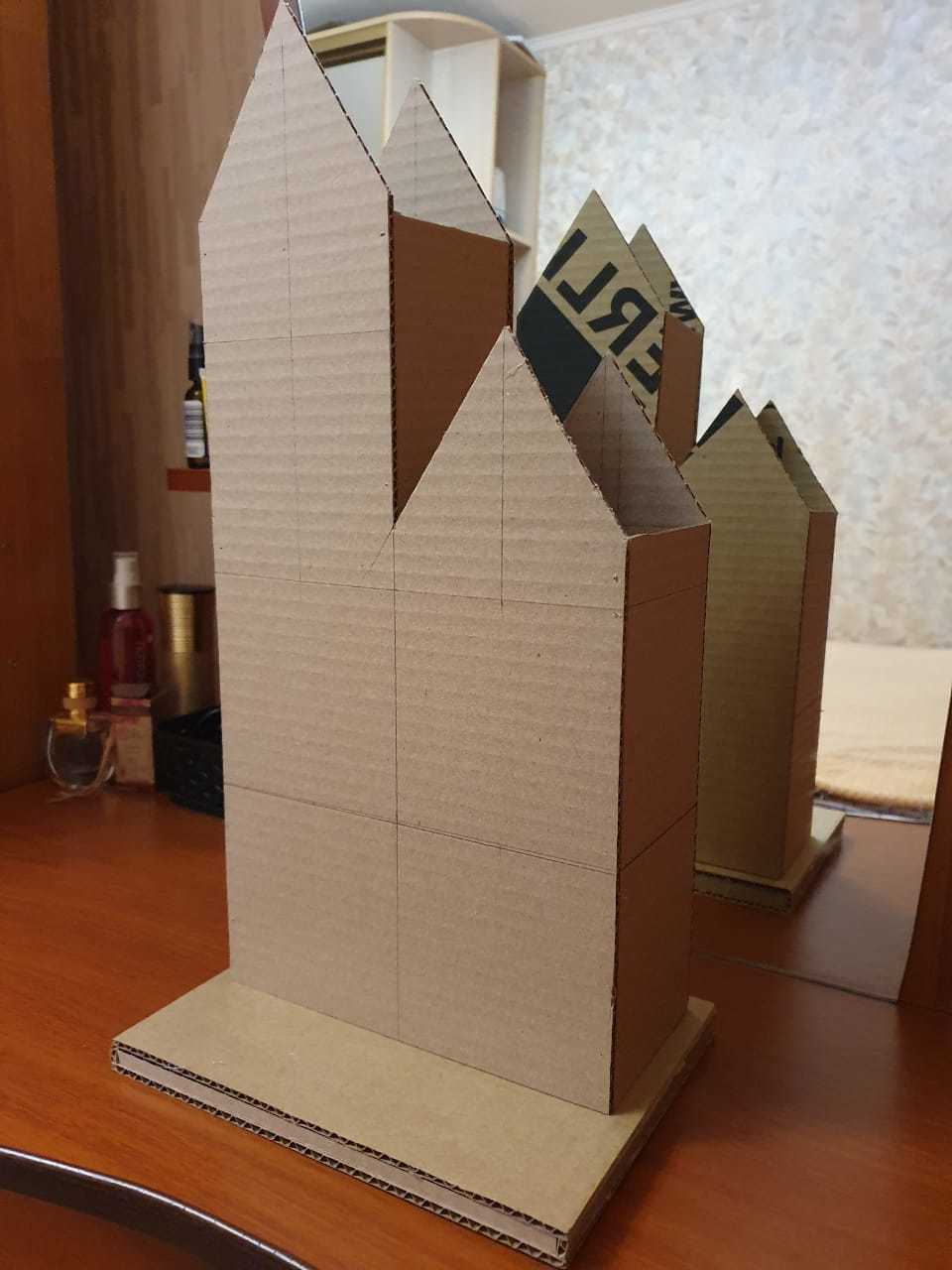 Как сделать домик из картона для поделки?