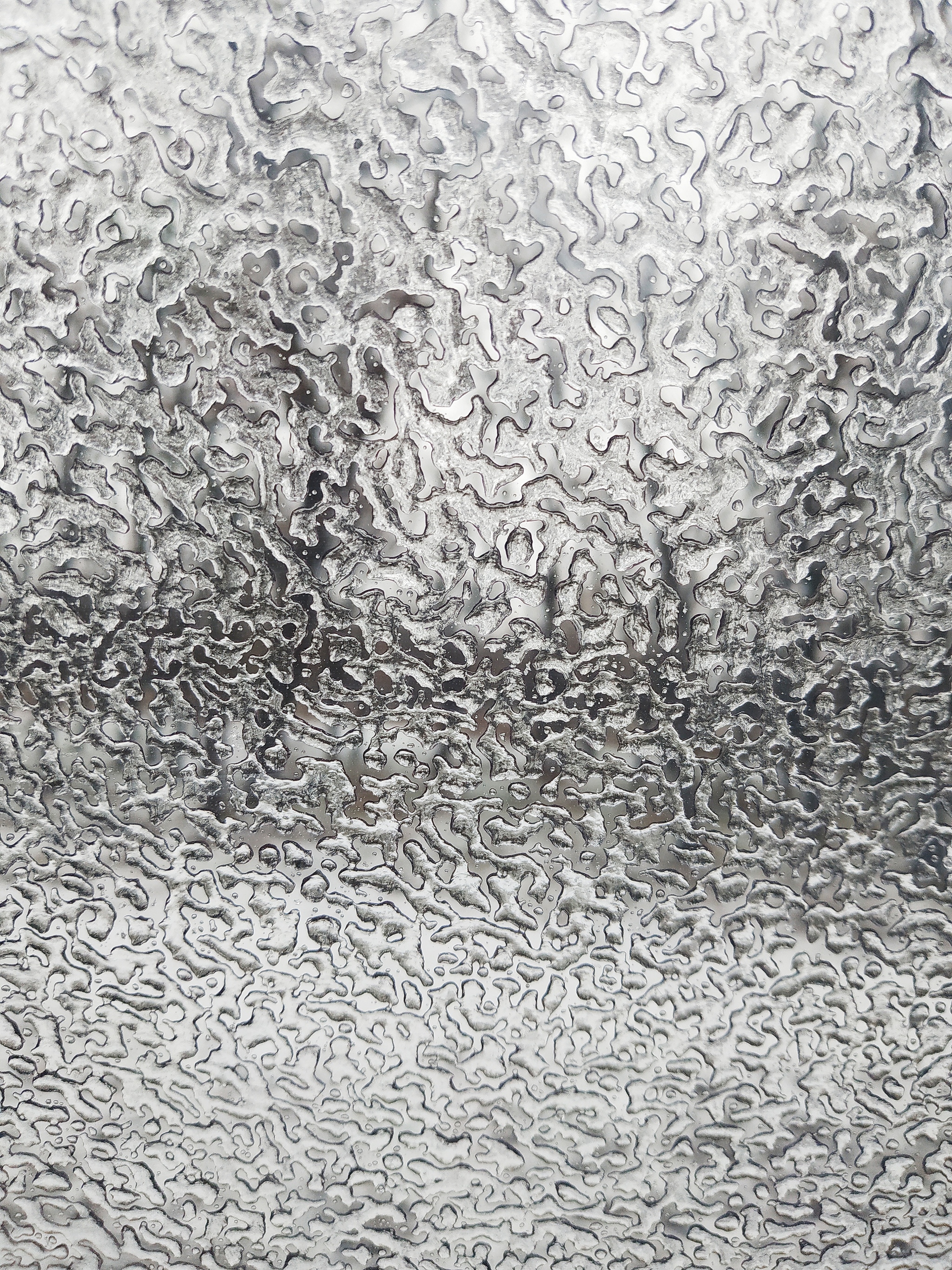 Ice patterns on glass - My, Ice, Patterns on the window, Winter