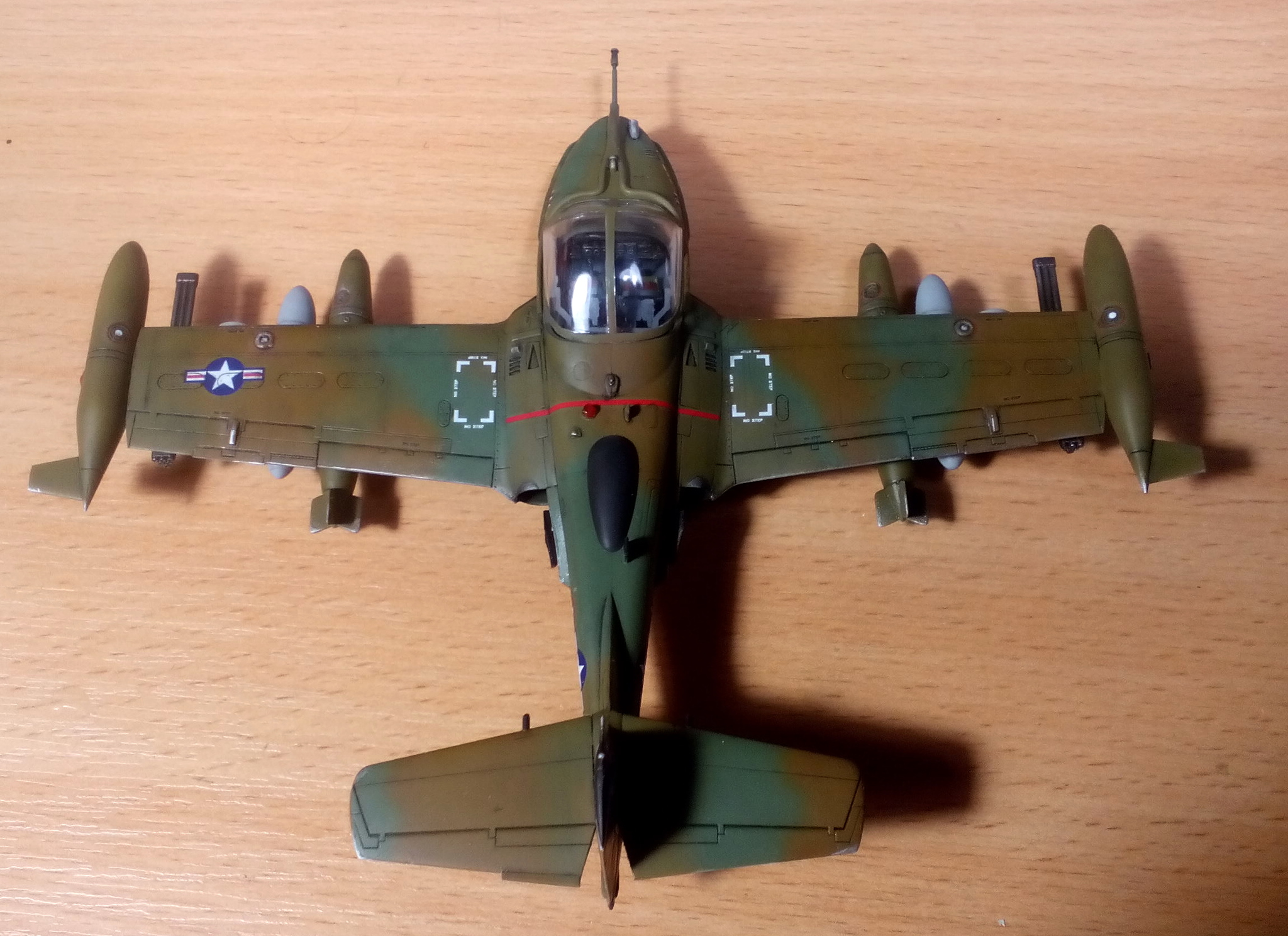 Cessna A-37B Dragonfly, Academy, 1/72. Заметки по сборке - Моё, Стендовый моделизм, Сборная модель, Сборка, Рукоделие с процессом, Хобби, Аэрография, Авиация, Вьетнам, Своими руками, Самолет, Авиамоделизм, Роспись, Длиннопост