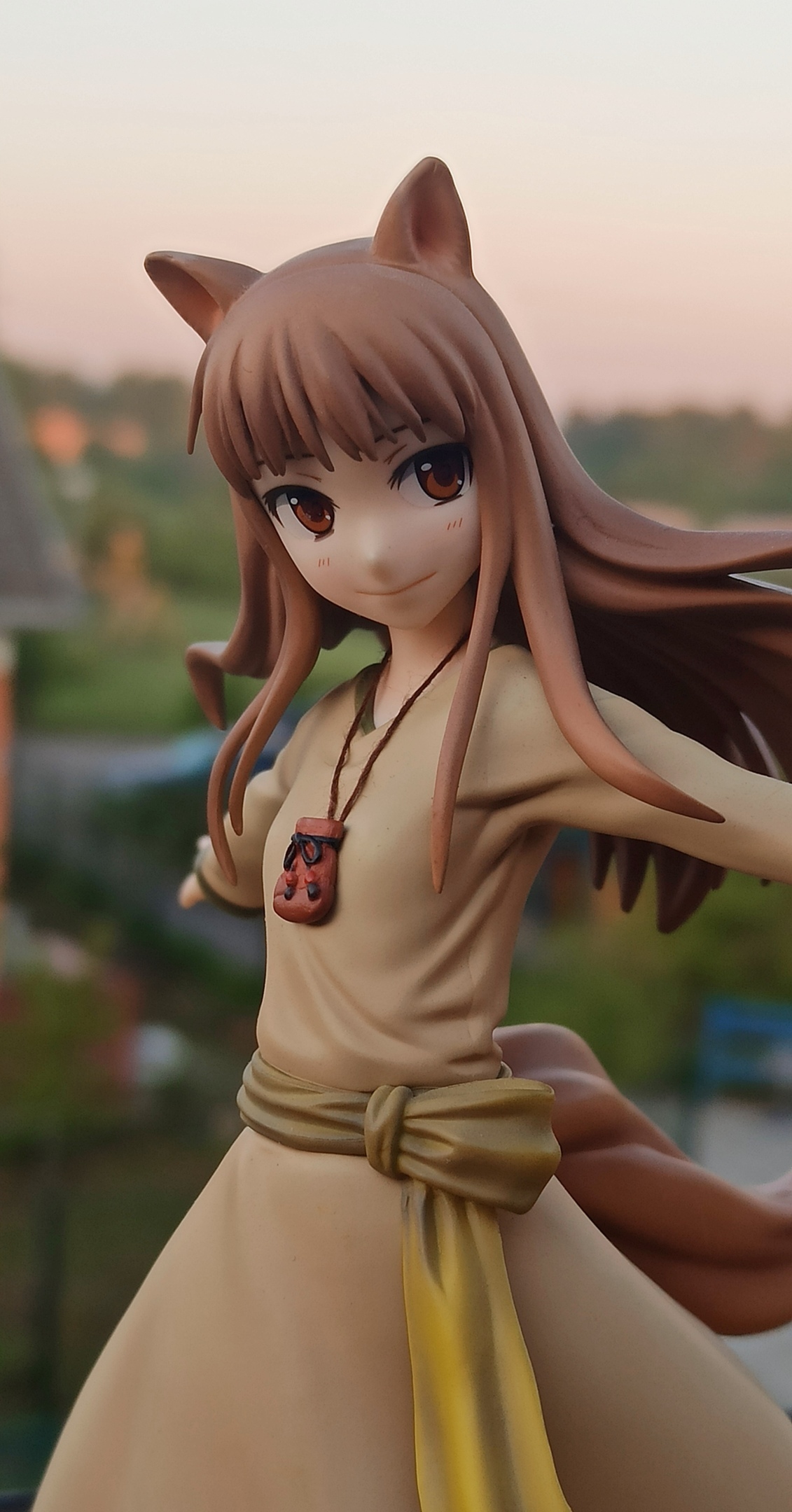 ~•~ She-Wolf and Morning ~•~ - My, The photo, Beginning photographer, Anime, Figurines, Collectible figurines, Spice and wolf, Holo