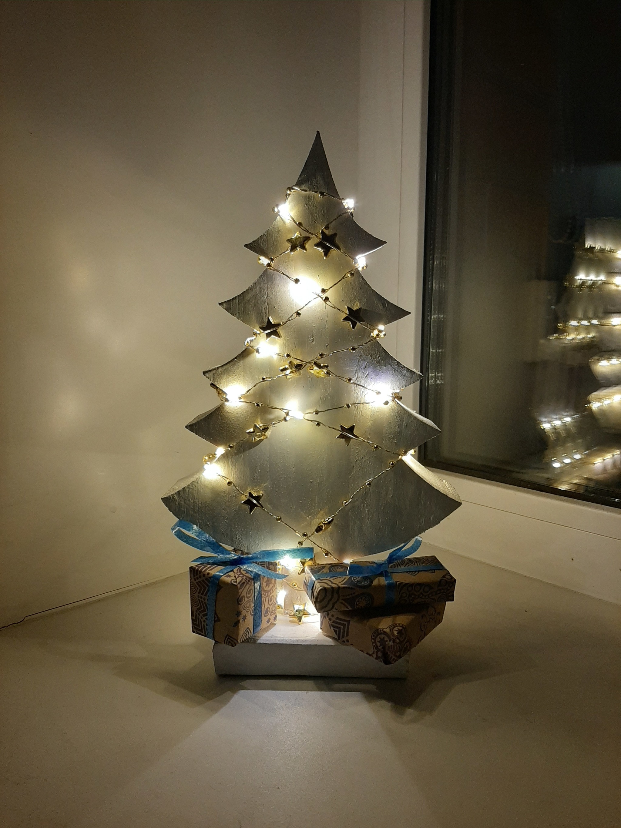 Wooden Christmas tree - My, Homemade, New Year, Wooden Toys, Christmas trees