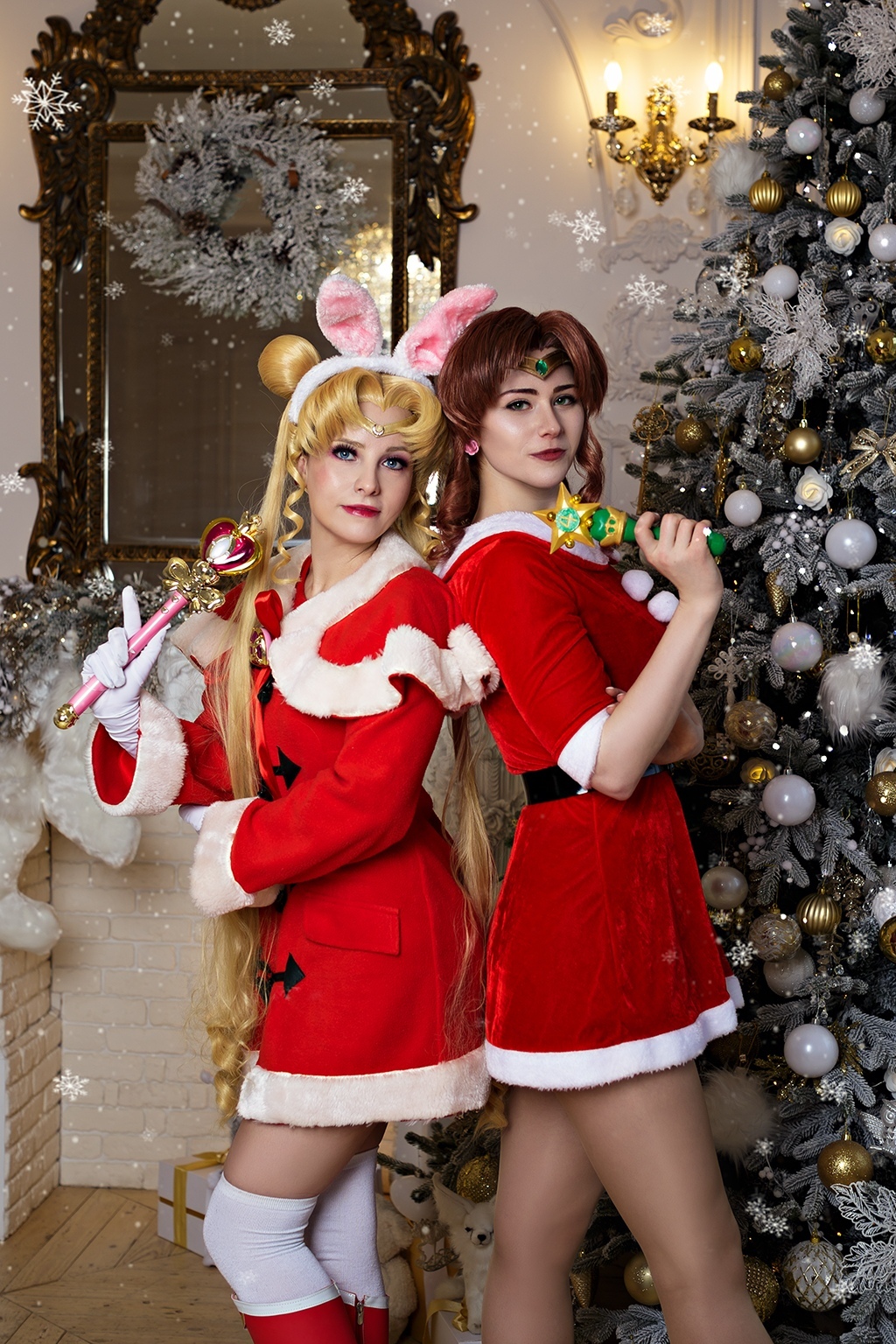 Sailor Moon. New Year Holidays!) - Моё, Длиннопост, Девушки, Косплей, Косплееры, Аниме, Sailor Moon, Sailor Jupiter, Last christmas, Holidays, Творчество, Creative Life, Новый Год