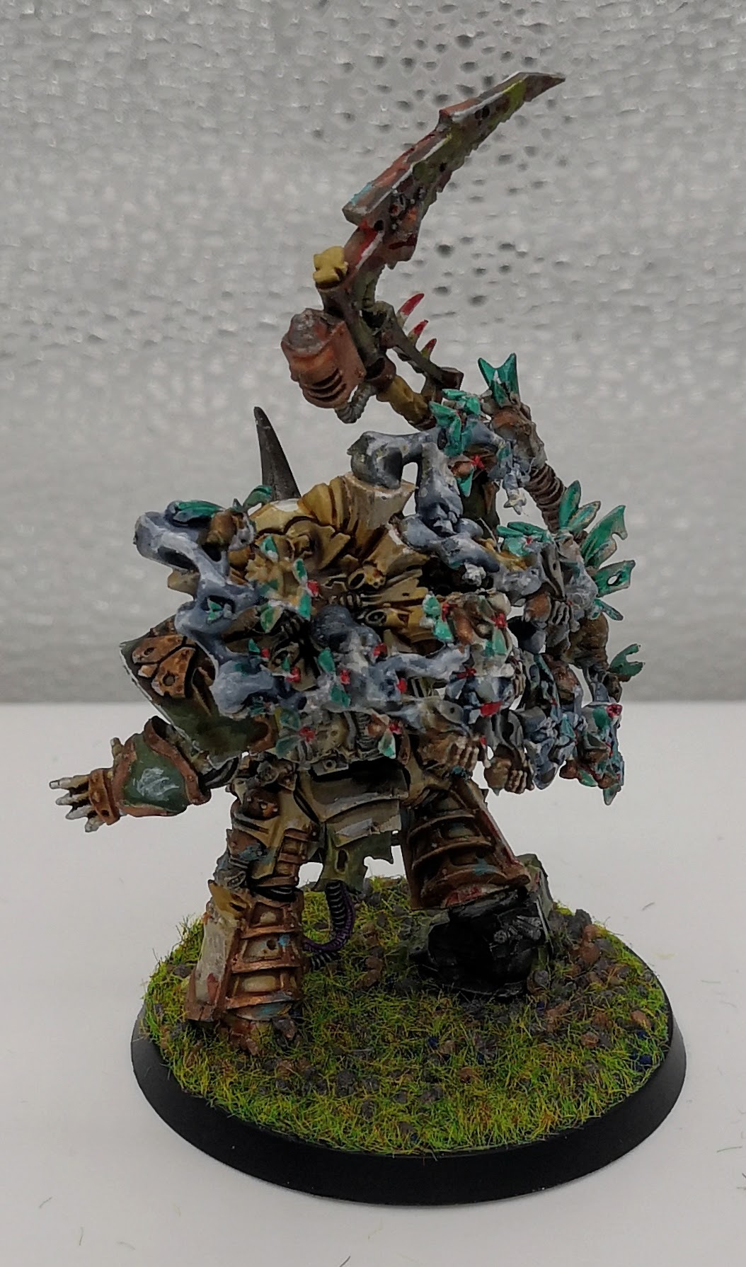 Typhus - Herald of the Plague God, also known as ... - My, Wh miniatures, Warhammer 40k, Nurgle, Death guard, Painting miniatures, Longpost