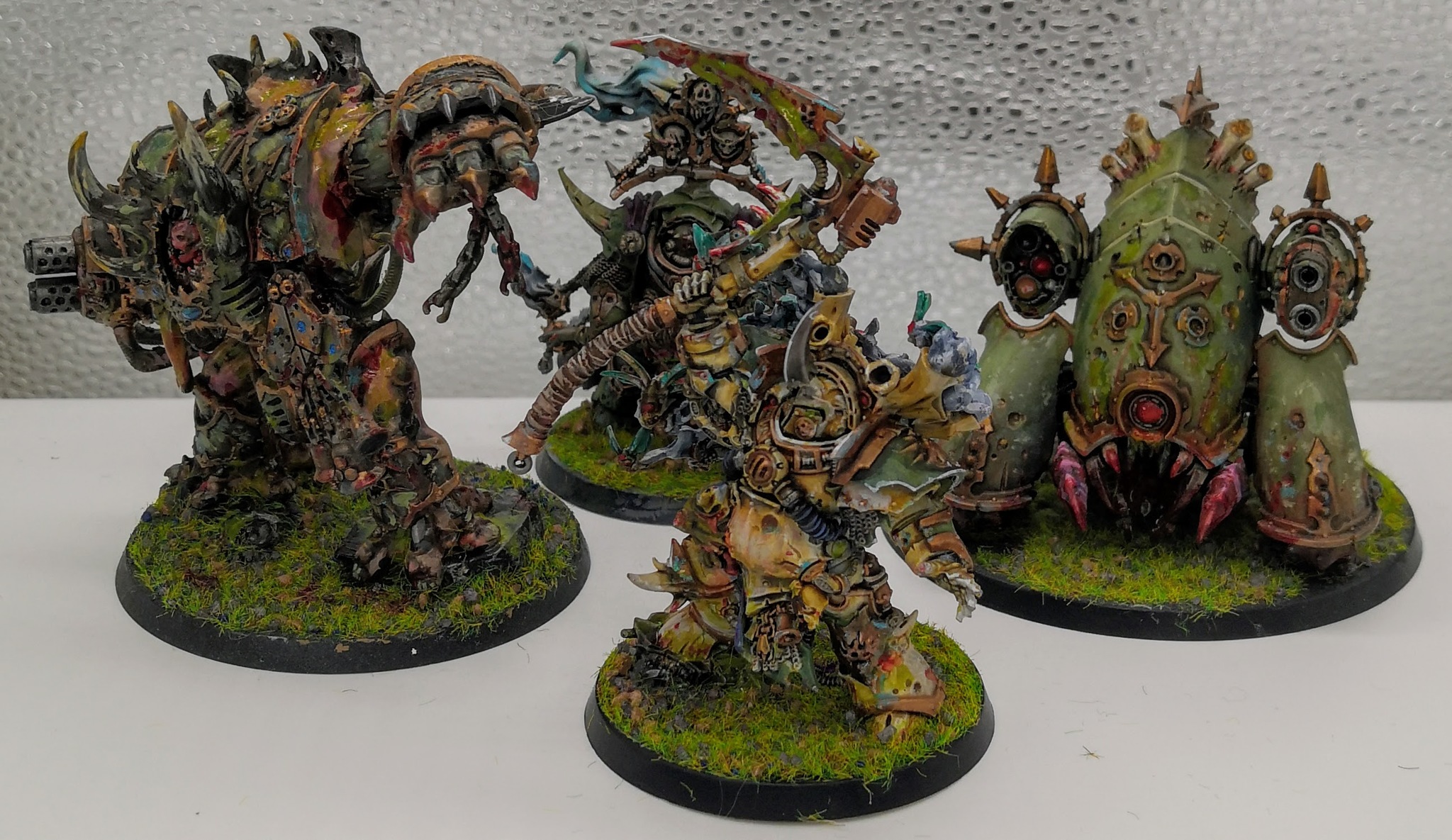 Typhus - Herald of the Plague God, also known as ... - My, Wh miniatures, Warhammer 40k, Nurgle, Death guard, Painting miniatures, Longpost