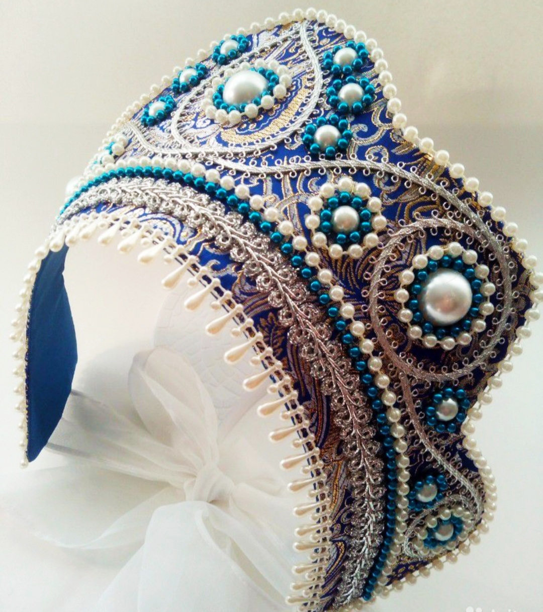 Kokoshnik - My, With your own hands, New Year's miracle, Longpost, Needlework without process