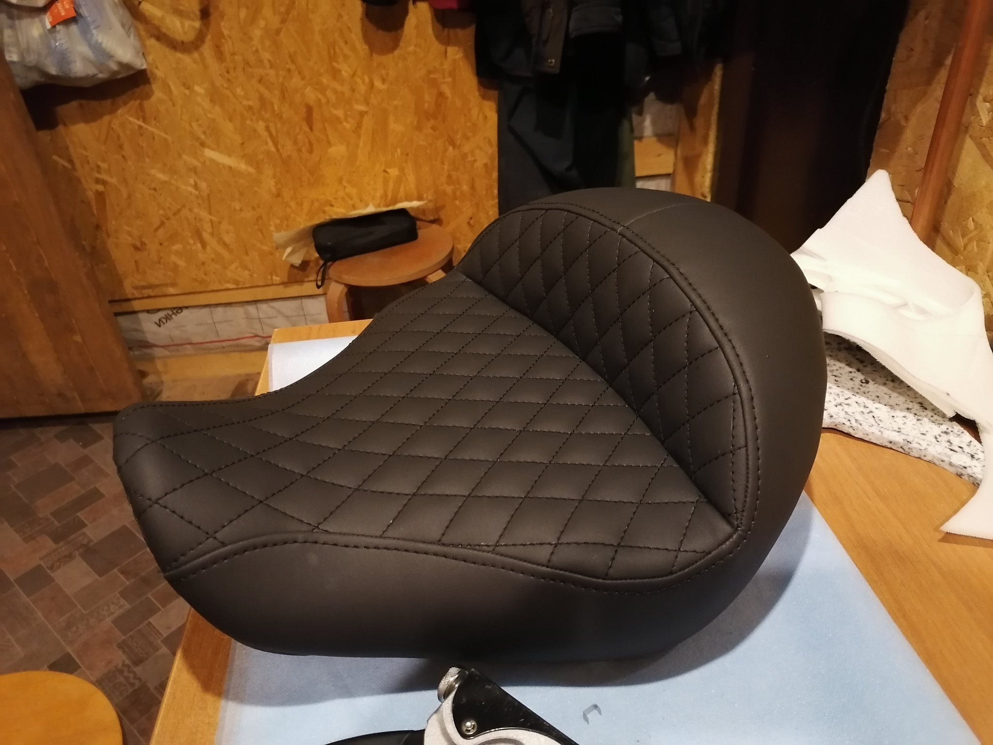 Seat - My, Moto, Seat, Needlework with process, Sewing, Longpost