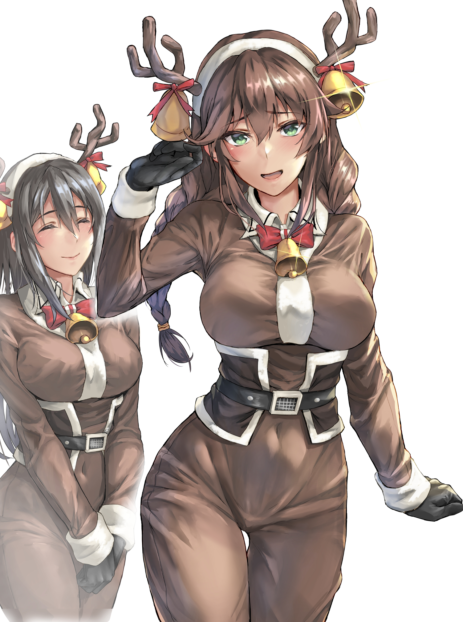 Noshiro - Kantai Collection, Noshiro, Chikuma, Аниме, Anime Art