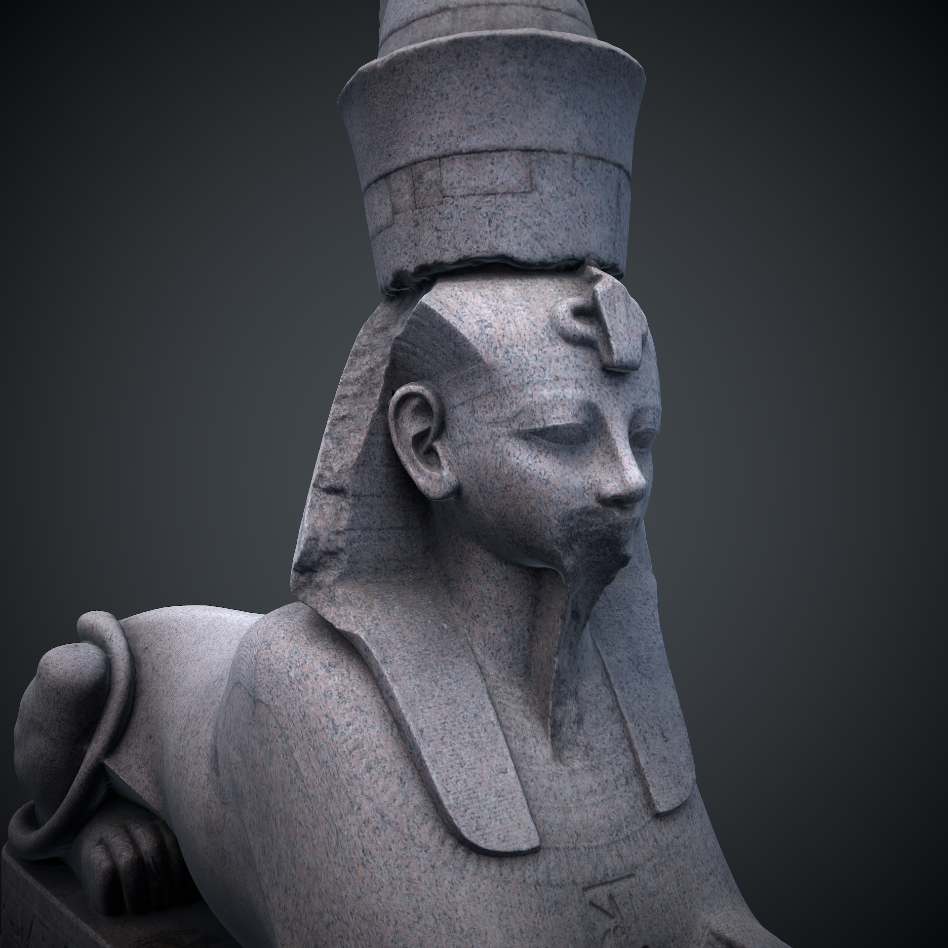 Sphinxes on the embankment - My, 3D modeling, Photogrammetry, Longpost