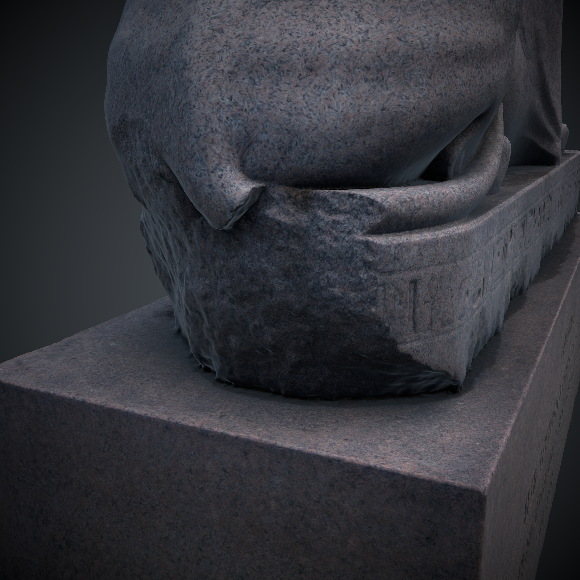 Sphinxes on the embankment - My, 3D modeling, Photogrammetry, Longpost