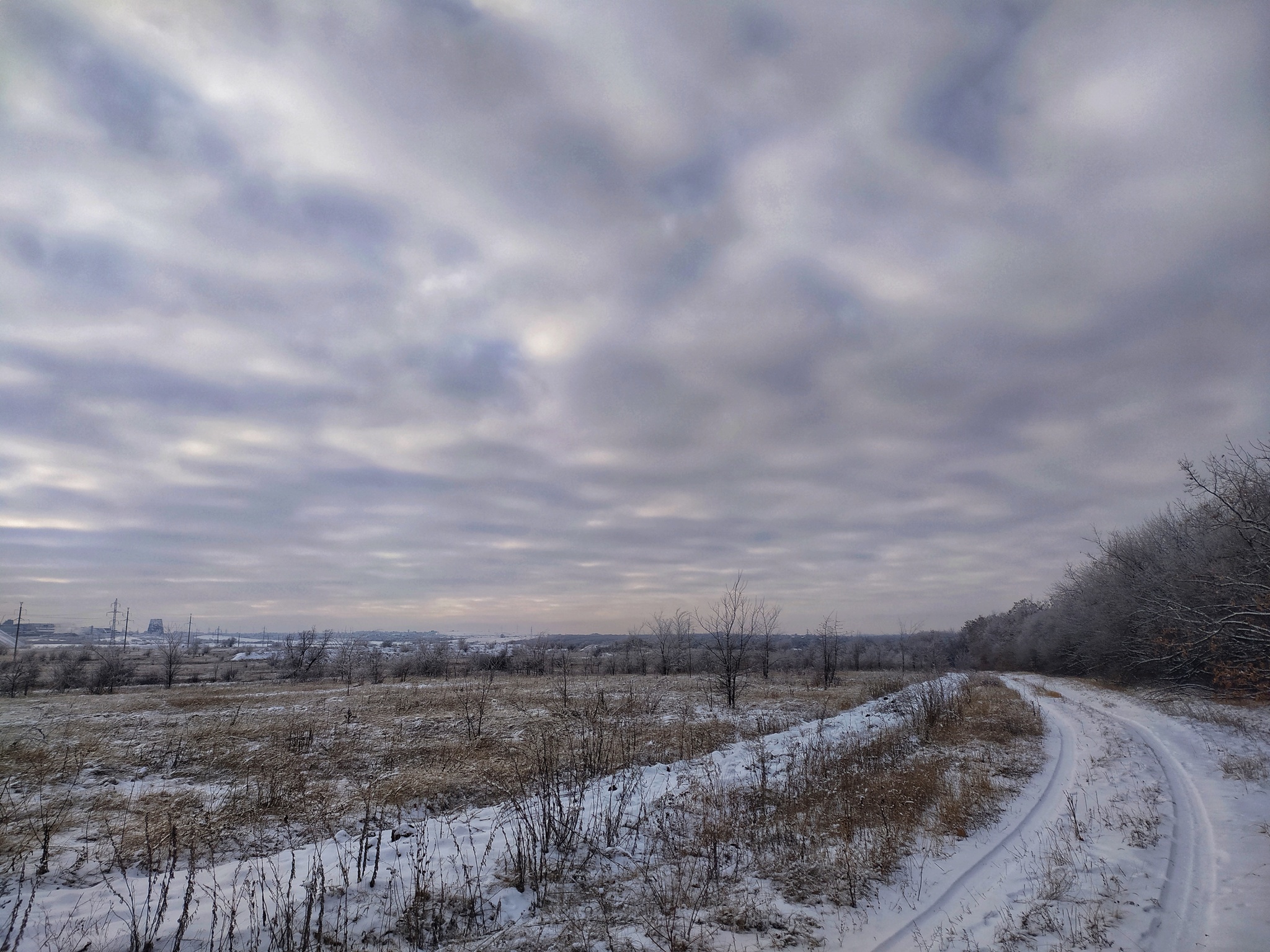 Frost and a little sun - My, Mobile photography, A bike, KhVZ, Good mood, Longpost