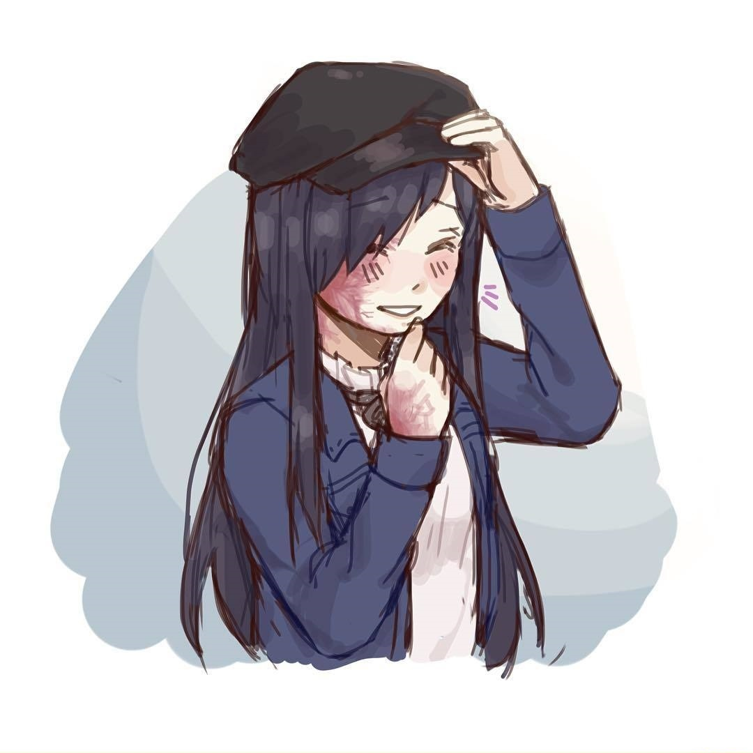 Happy Hanako - Hanako ikezawa, Katawa shoujo, Art, Visual novel