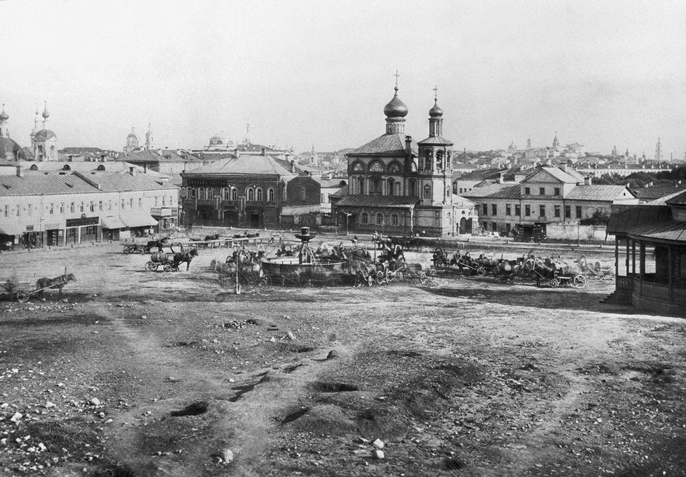 Фотографии Москвы в 19 веке - Фотография, История, Москва, Ретро, Старое фото, Длиннопост