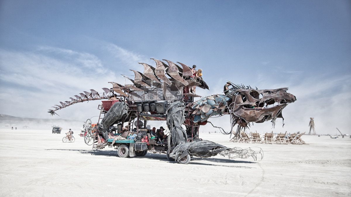 Cars #81. Burning Man cars 2 - Auto, Burning man, Car, Madness, Design, Transport, The festival, Longpost