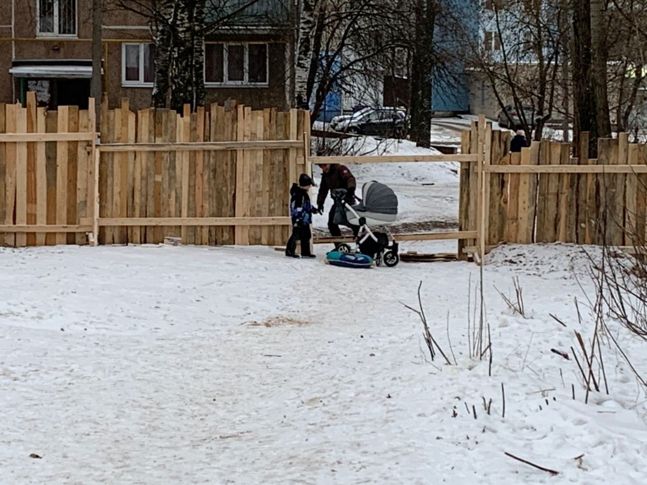 В Костроме уничтожают зелёную зону ради дружественного застройщика | Пикабу