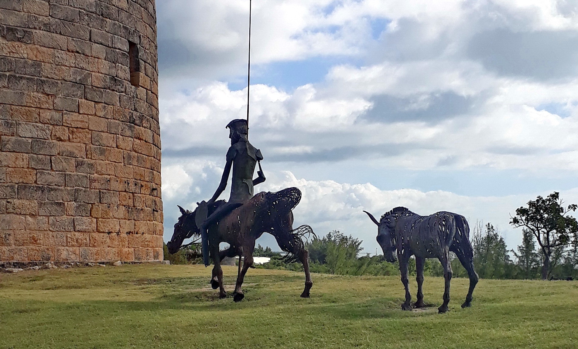 Rider - My, Sculpture, Fortress, Don Quixote, Varadero, Monument