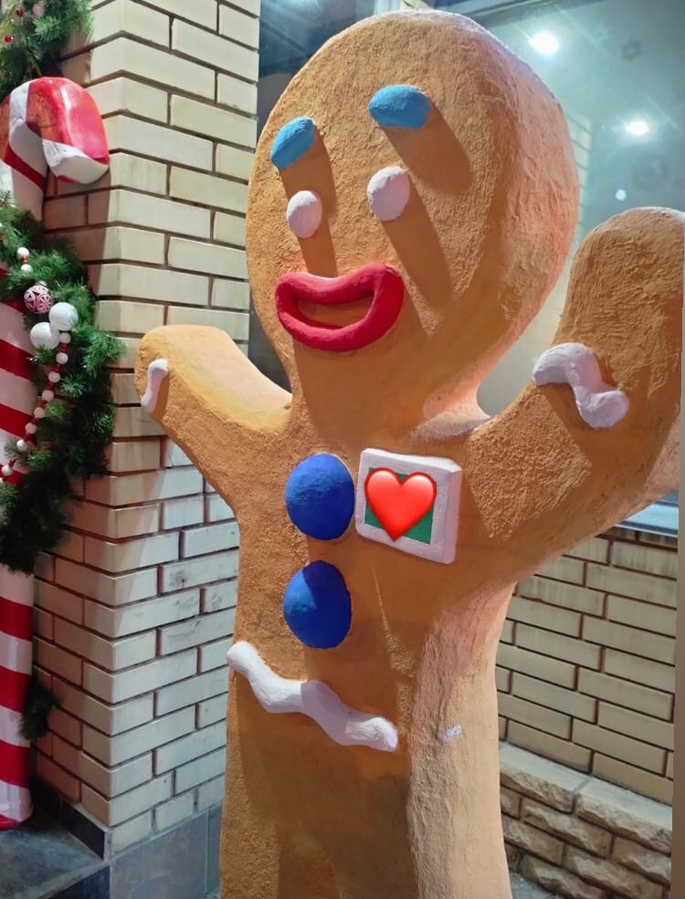 This is the cookie that appeared in Lugansk - Luhansk, Longpost, Gingerbread man