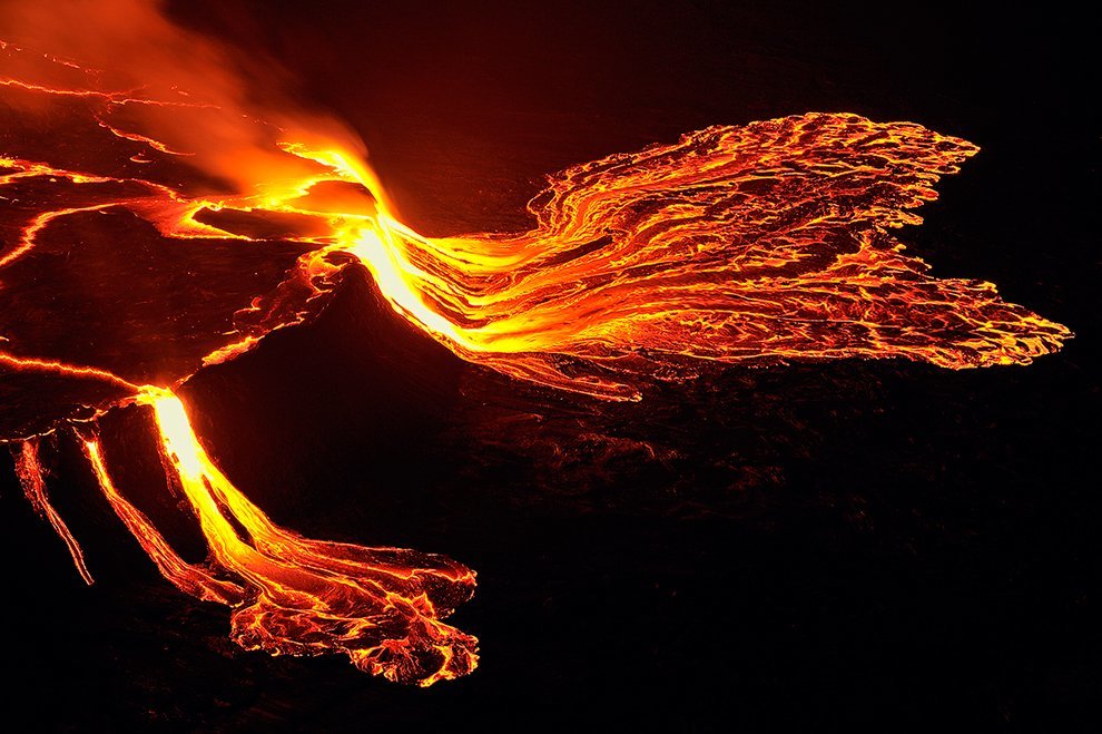 Journey to the Center of the Earth: Nyiragongo Volcano Crater - Africa, Volcano, Nature, Longpost, Nyiragongo Volcano