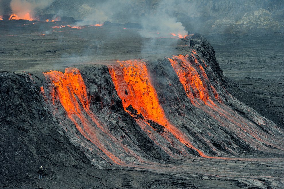 Journey to the Center of the Earth: Nyiragongo Volcano Crater - Africa, Volcano, Nature, Longpost, Nyiragongo Volcano