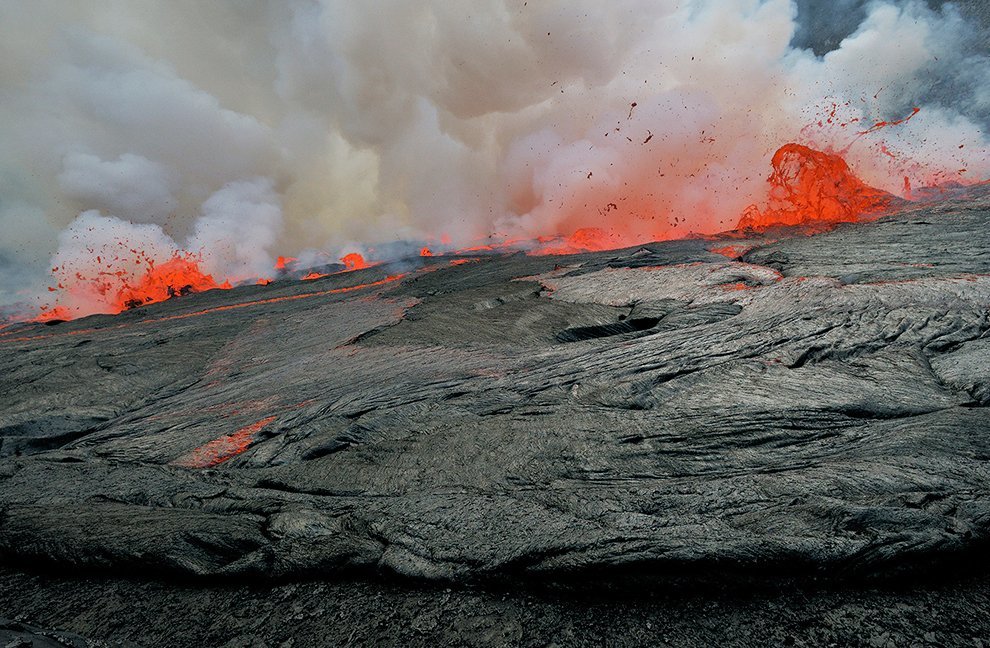 Journey to the Center of the Earth: Nyiragongo Volcano Crater - Africa, Volcano, Nature, Longpost, Nyiragongo Volcano