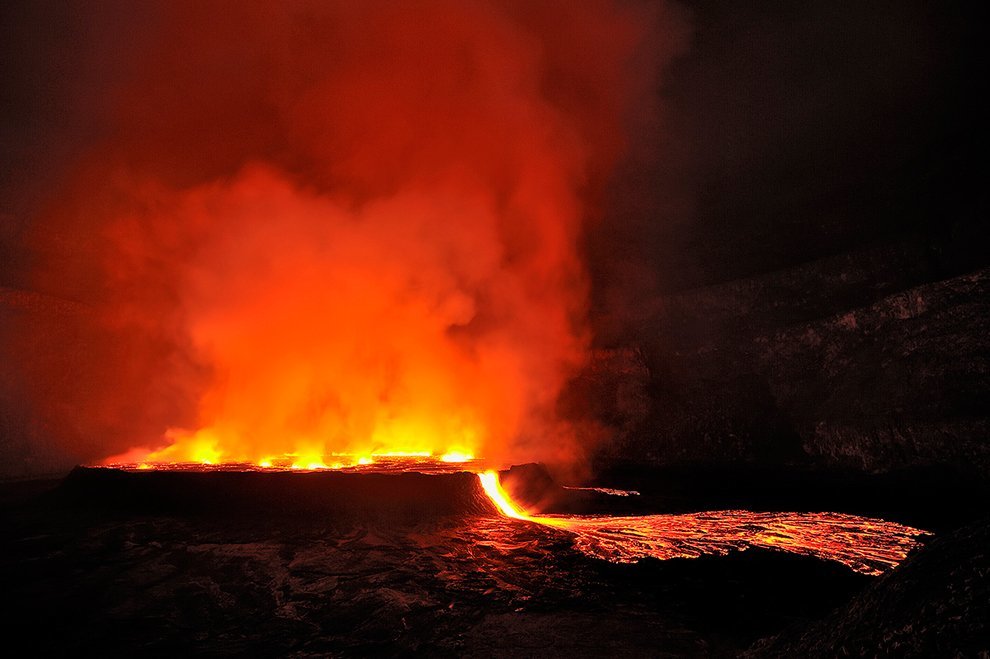 Journey to the Center of the Earth: Nyiragongo Volcano Crater - Africa, Volcano, Nature, Longpost, Nyiragongo Volcano