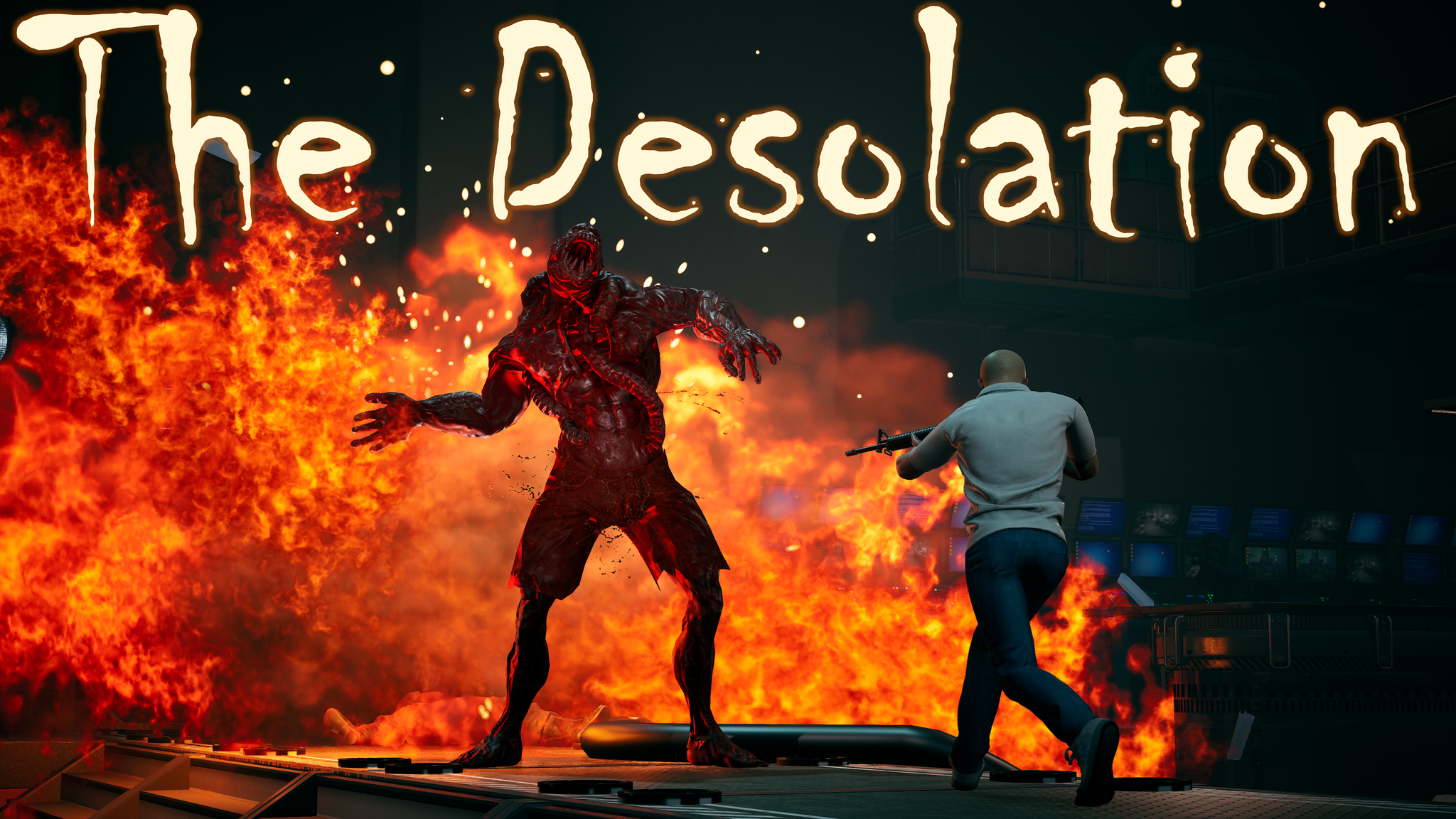 The Desolation - Моё, Игры, Unreal Engine 4, Разработчики игр, Шутер, Хоррор игра, Инди игра, Видео, Длиннопост