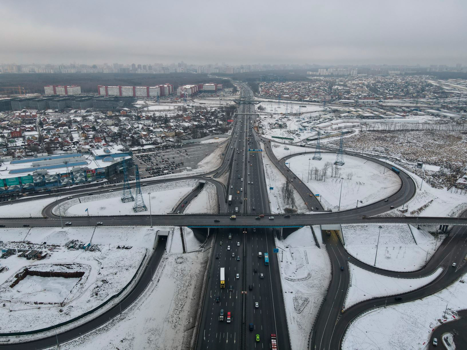 5 completed road projects in 2020 - Moscow, Road, Building, Road works, Interchange, Longpost