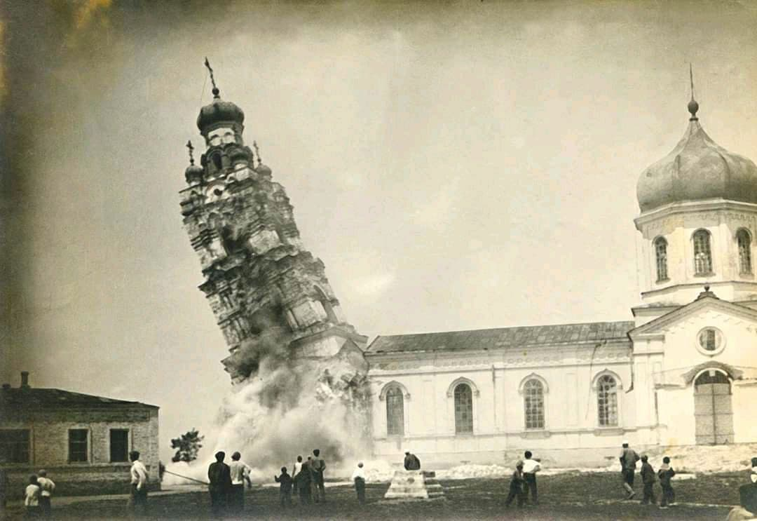 Militant atheism - the USSR, Atheism, Destruction, 20th century, Story, The photo, Longpost