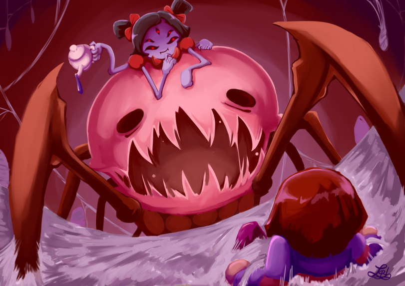 Плати налог - Undertale, Muffet, Игры, Арт