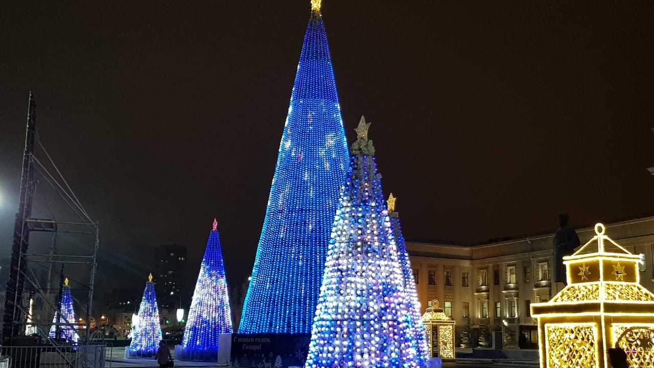 Новогодняя Самара - Самара, Новый Год, Города России, Длиннопост