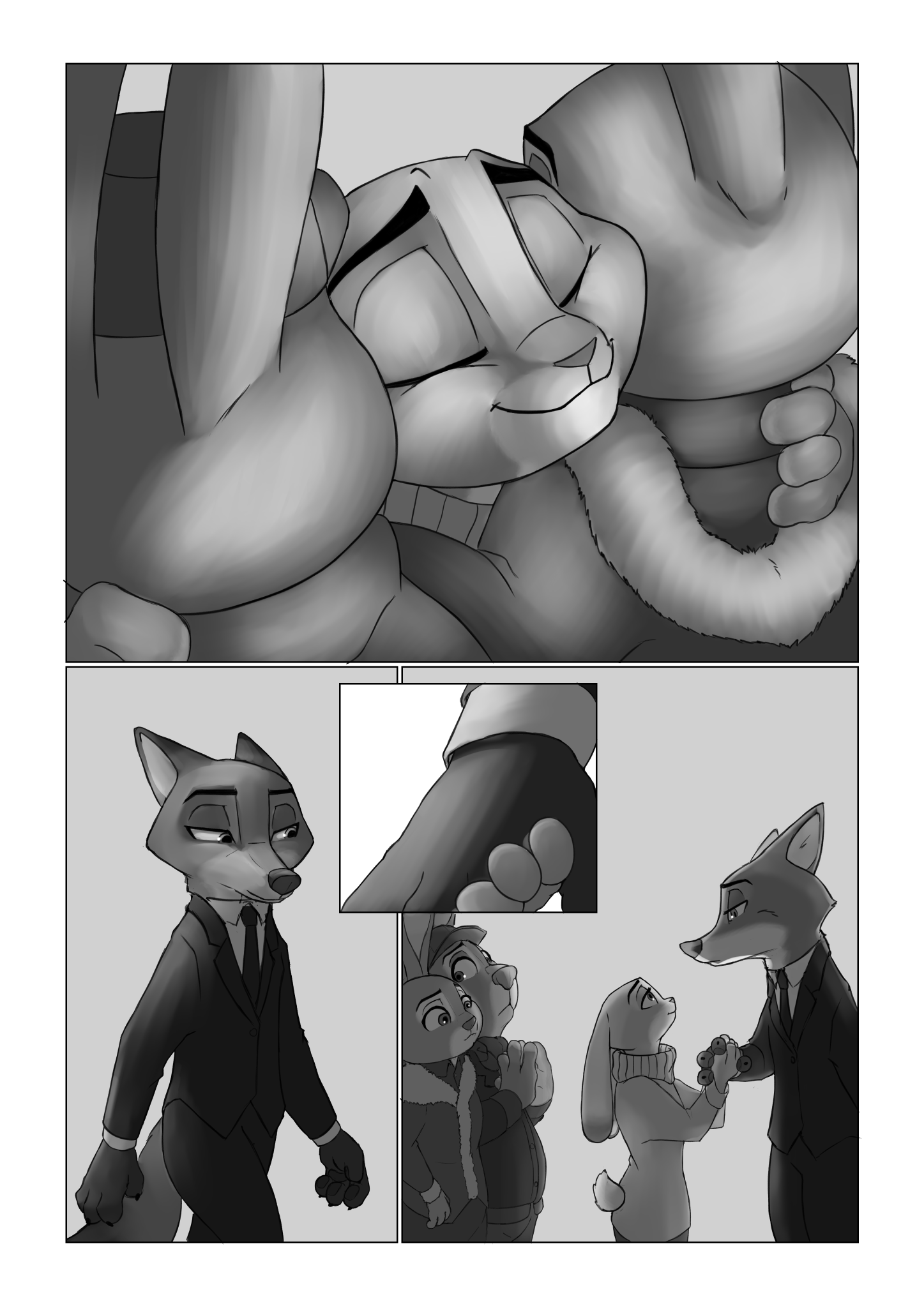 Sunderance. Christmas bonus - My, Zootopia, Comics, Kulkum, Foxxjeh, Sunderance, Translation, Longpost