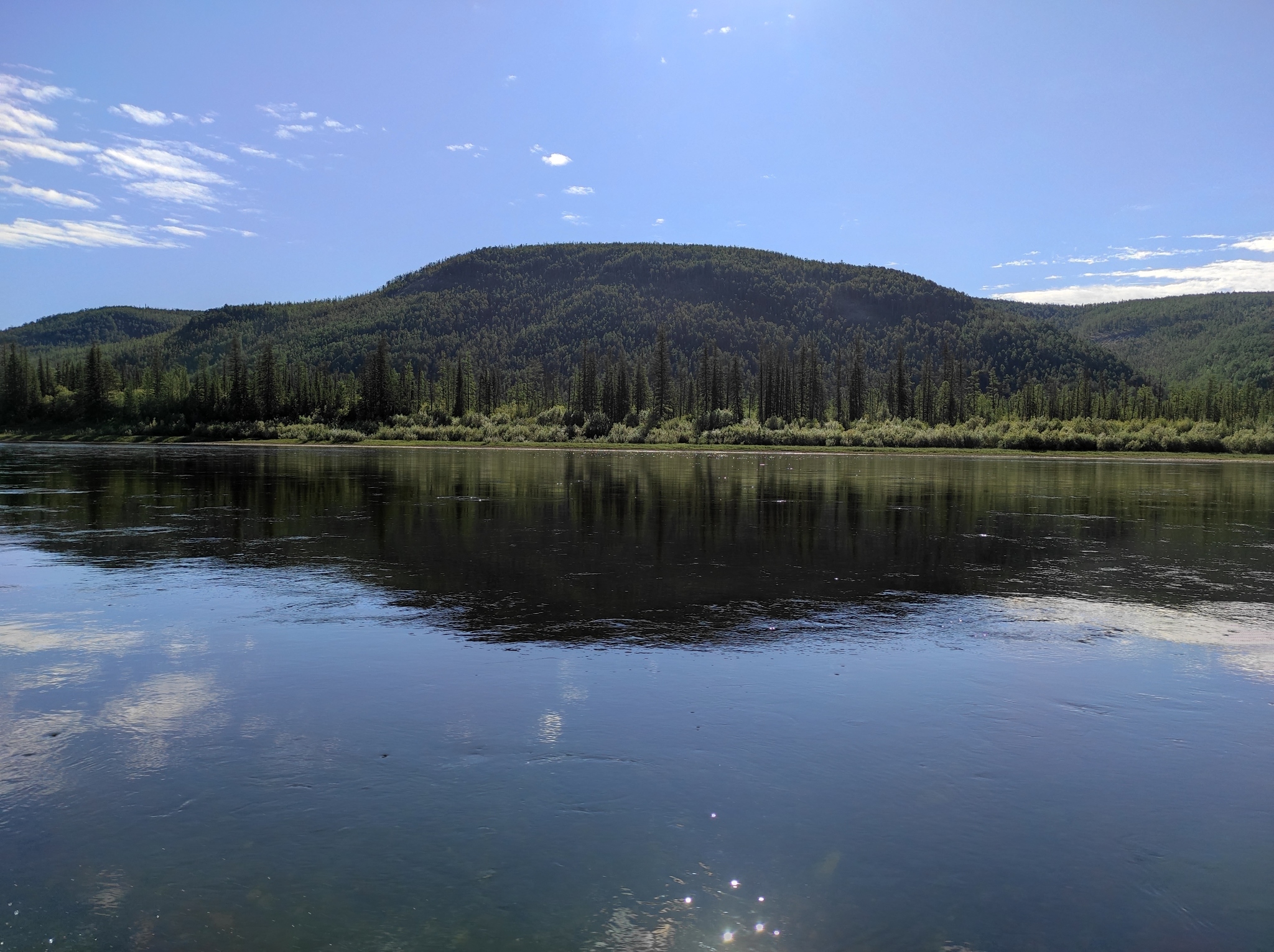 North, Yakutia, Olekminsky ulus, Tokko river... - My, Yakutia, Taiga, Spinning, River rafting, Water tourism, Longpost