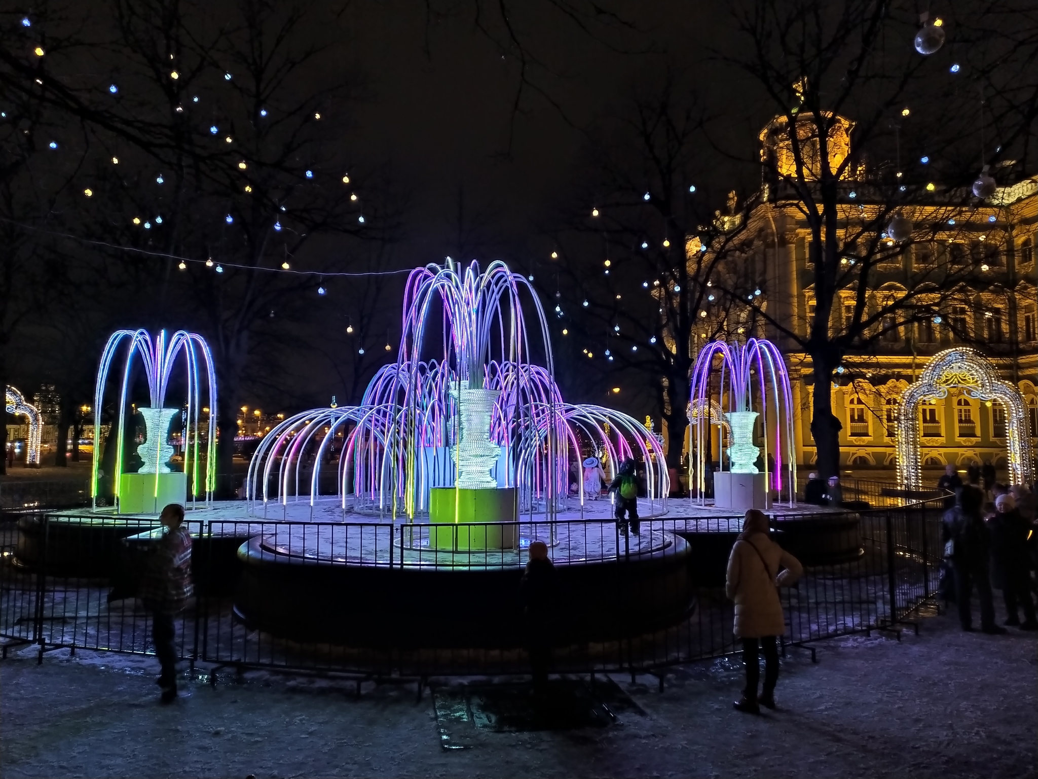 Walk around St. Petersburg. New Year's. Continuation. Christmas tree and what's around - My, Saint Petersburg, New Year, Mood, Christmas trees, Longpost