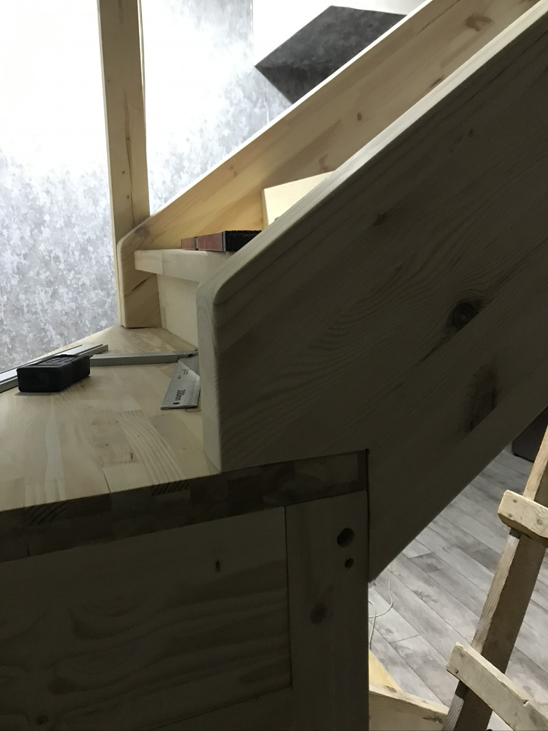 DIY staircase (part two) - My, Stairs, With your own hands, Longpost, Needlework with process