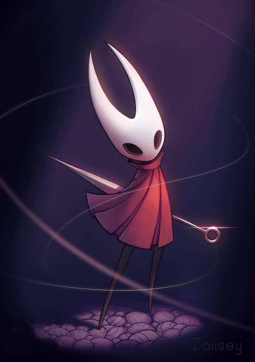 Art#79 - Арт, Game Art, Hollow Knight, Hornet