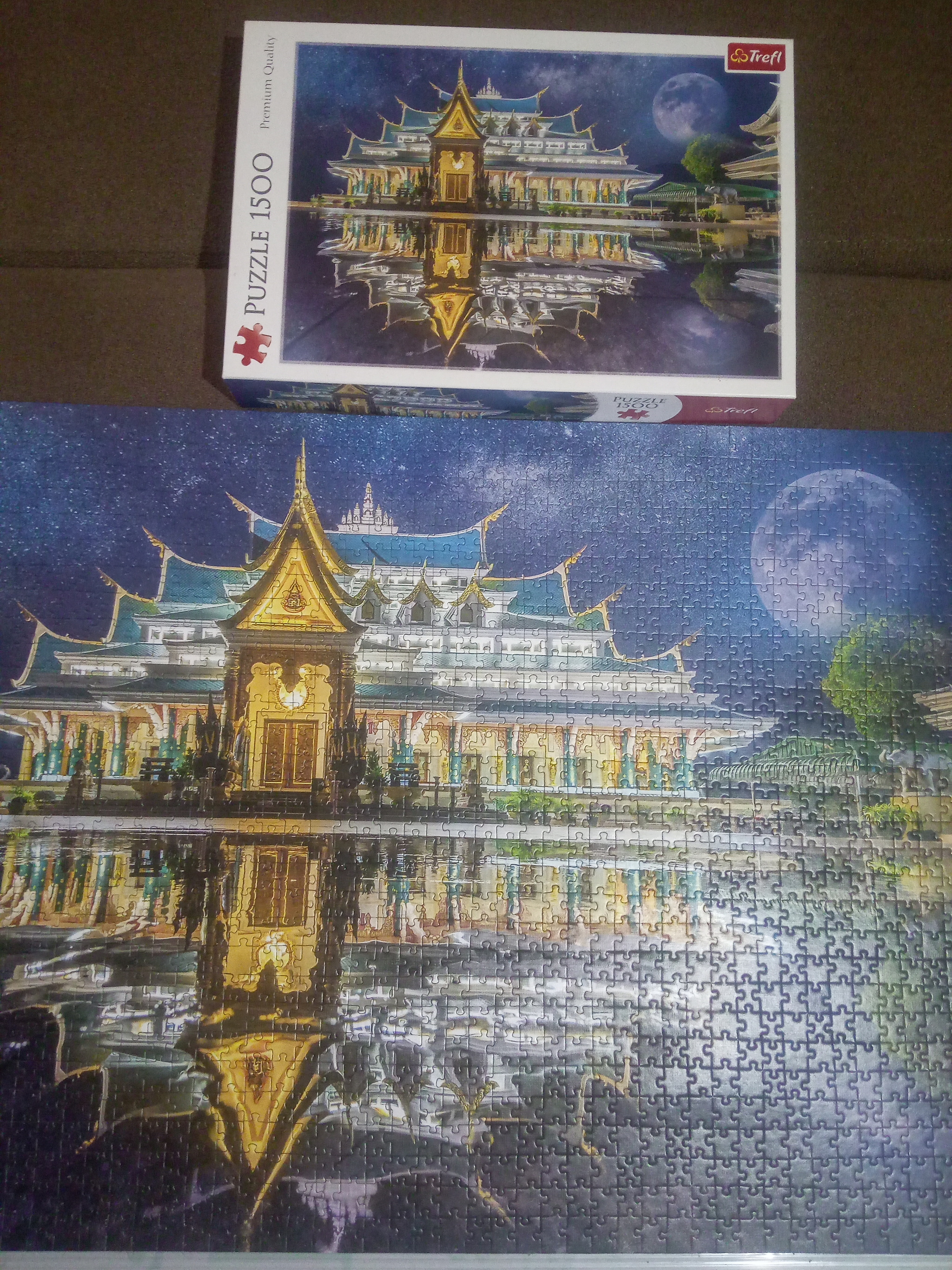 Finally I did it!) I completed the puzzle that I started back in the spring, at the beginning of quarantine - My, Puzzle, First post