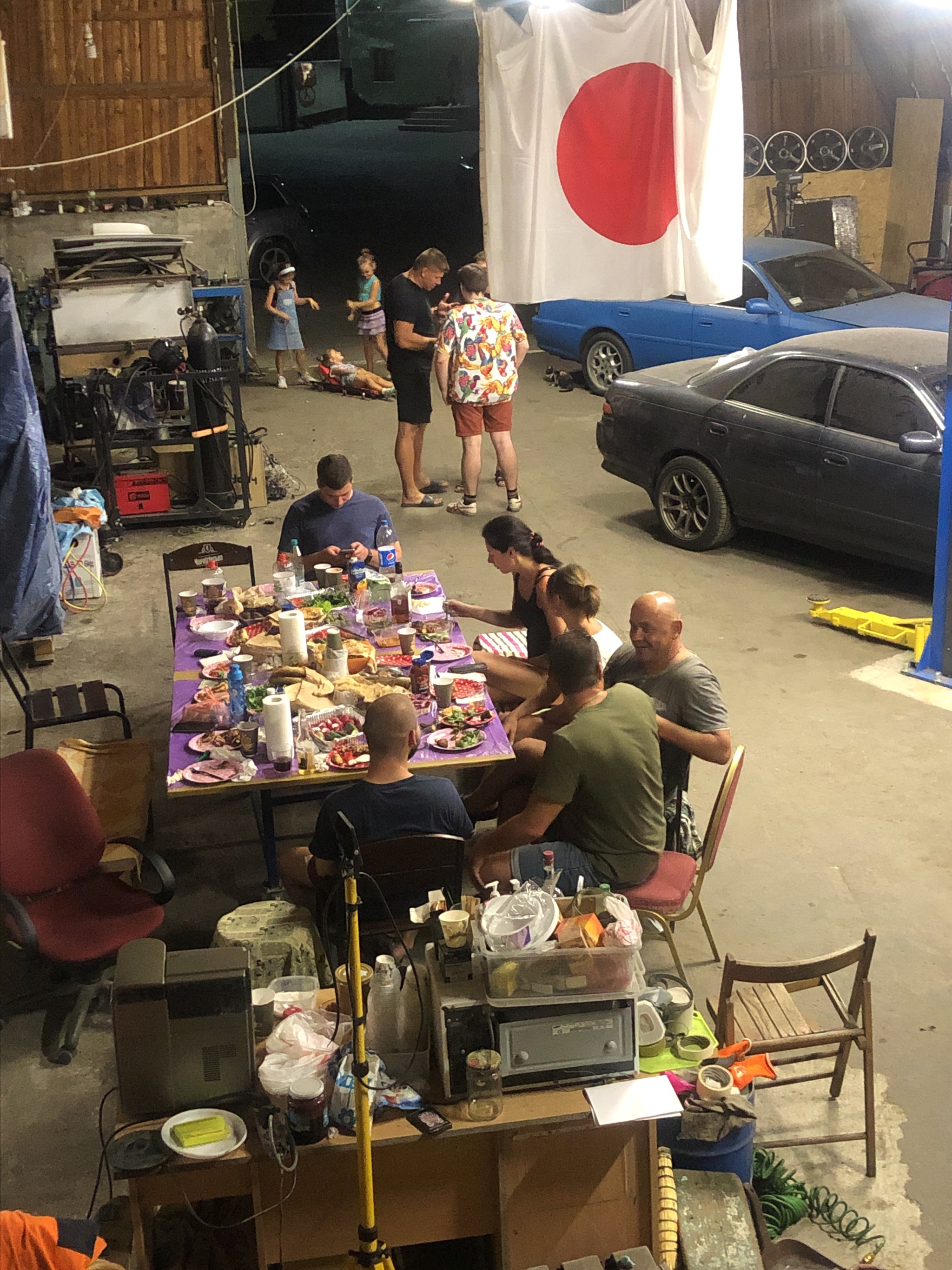 How we built a service station - My, ONE HUNDRED, friendship, Building, Right hand drive cars, Friends, Tuning, Auto, Longpost