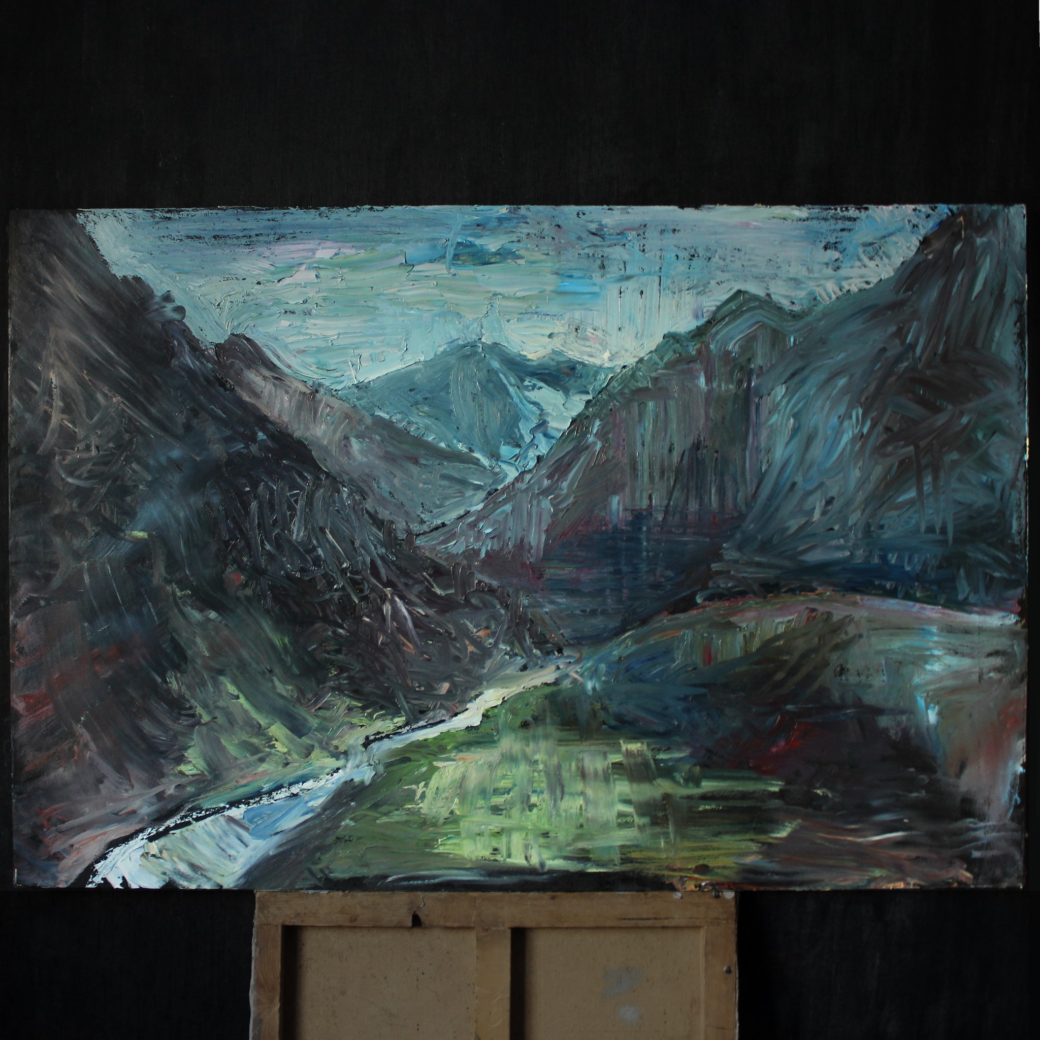 About undeferred life - My, Painting, The mountains, Delayed Life Syndrome, Thoughts