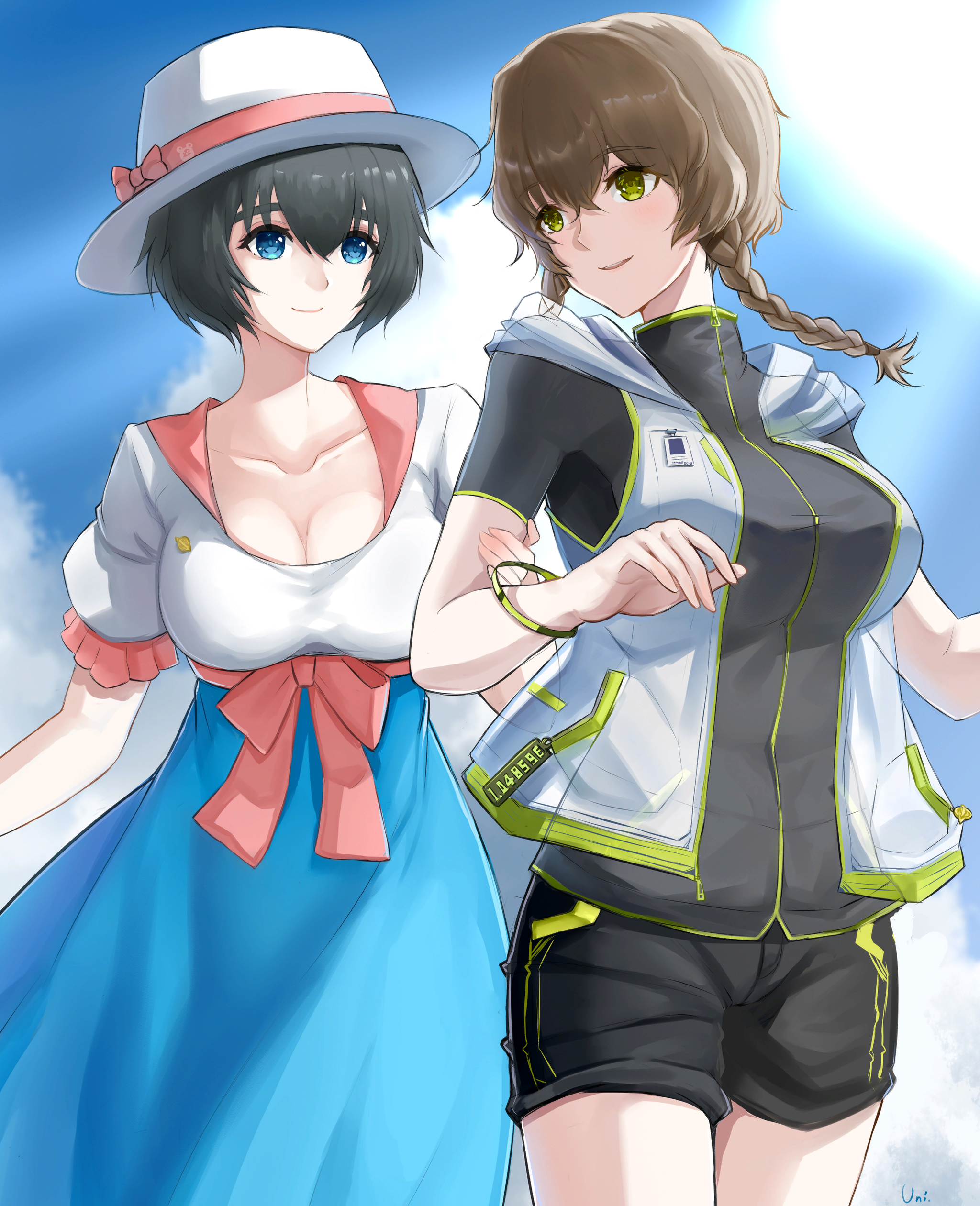 Mayuri and Suzuha - Steins gate, Steins Gate 0, Mayuri shiina, Amane suzuha, Anime art, Anime, Visual novel