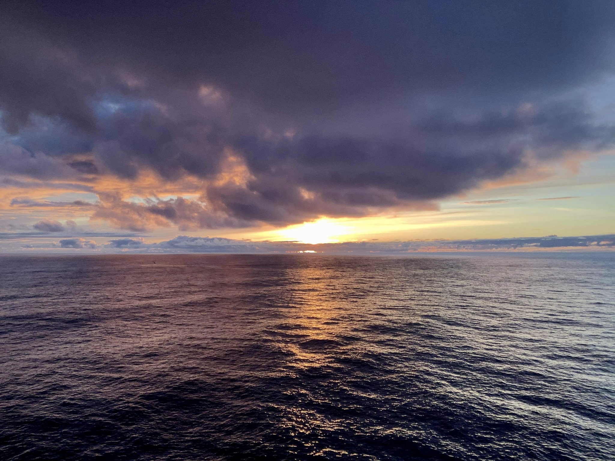 Just yesterday's sunset from the Johan Sverdrup platform - My, Sunset, beauty, Sea, Norway