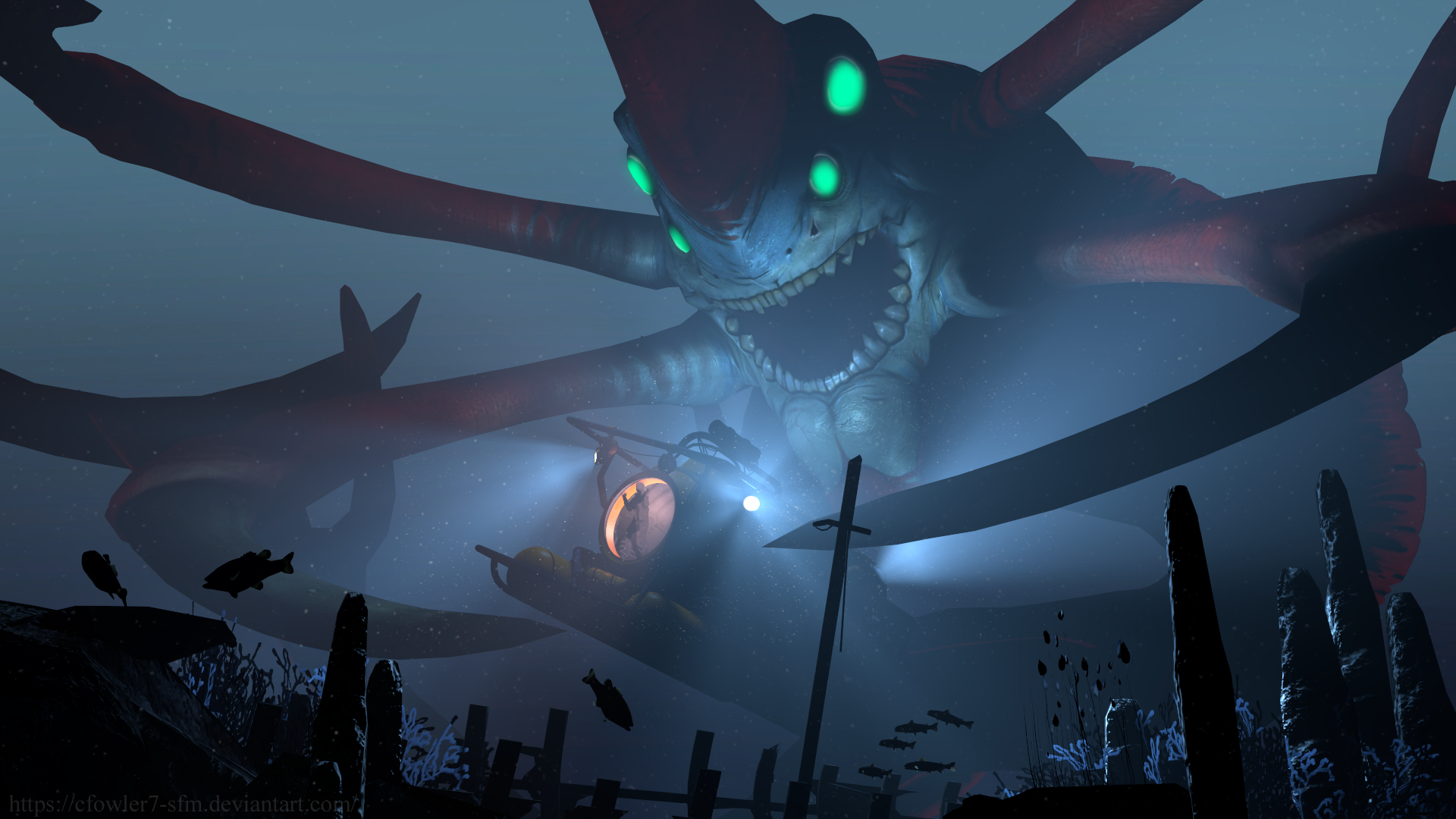 How Subnautica uses fear - Subnautica, Games, Video, Longpost, Fear