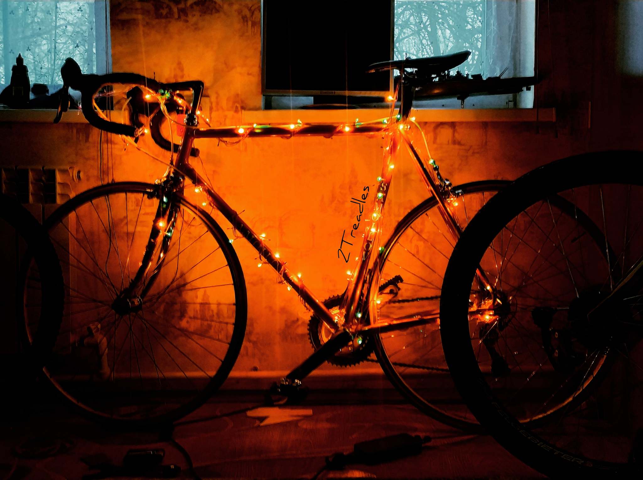 У велосипедистов свои ёлки | Пикабу